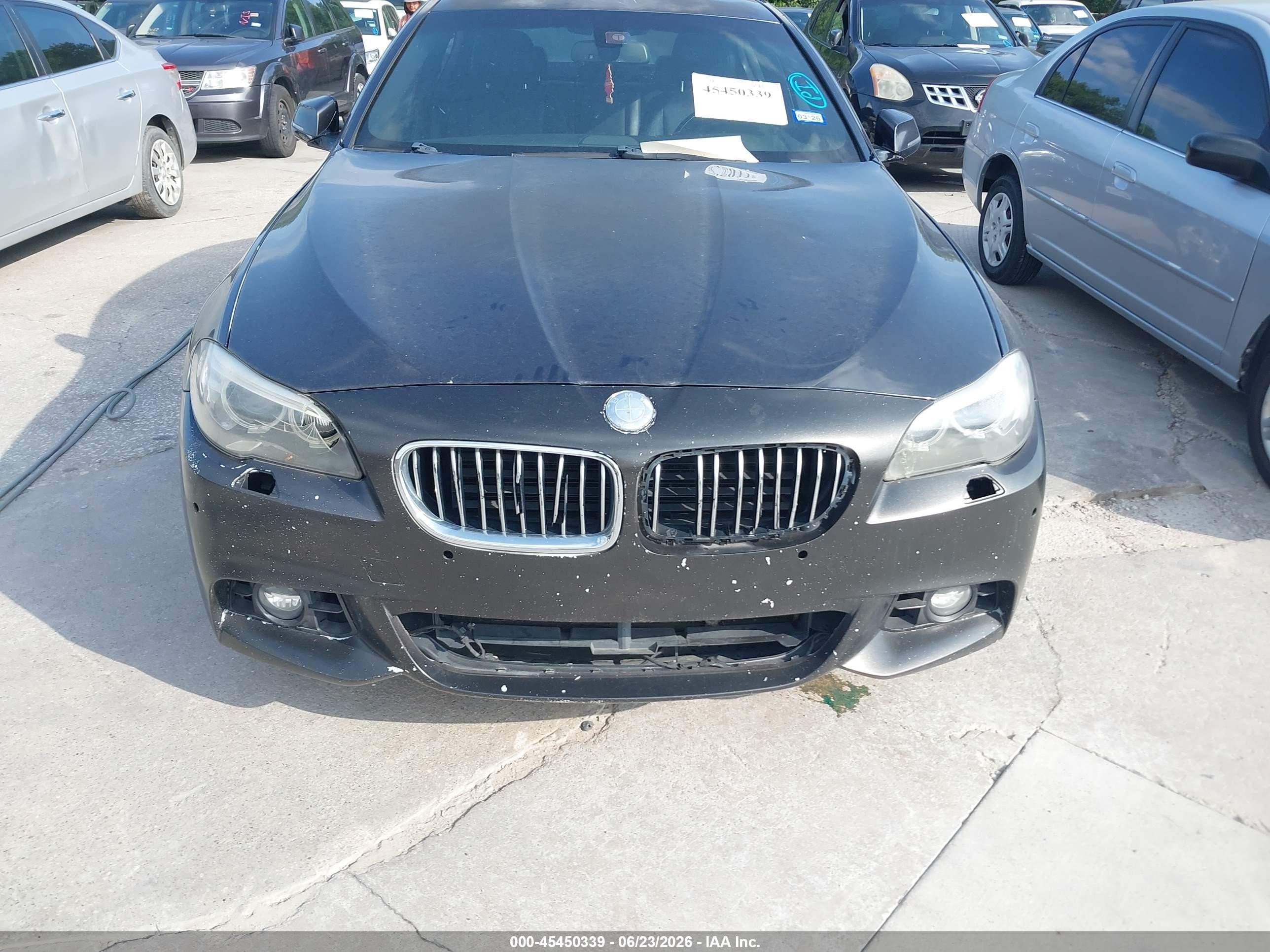 2014 Bmw 535i   Black vin: WBA5B1C59ED475074