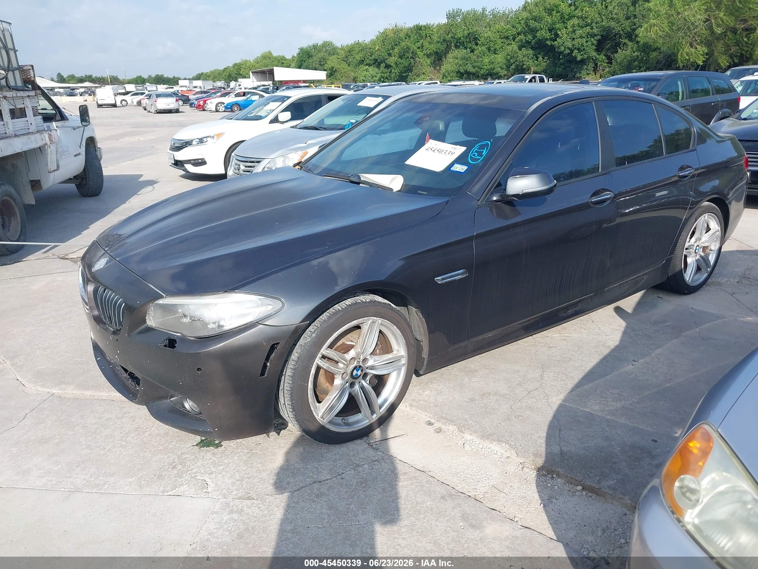2014 Bmw 535i   Black vin: WBA5B1C59ED475074