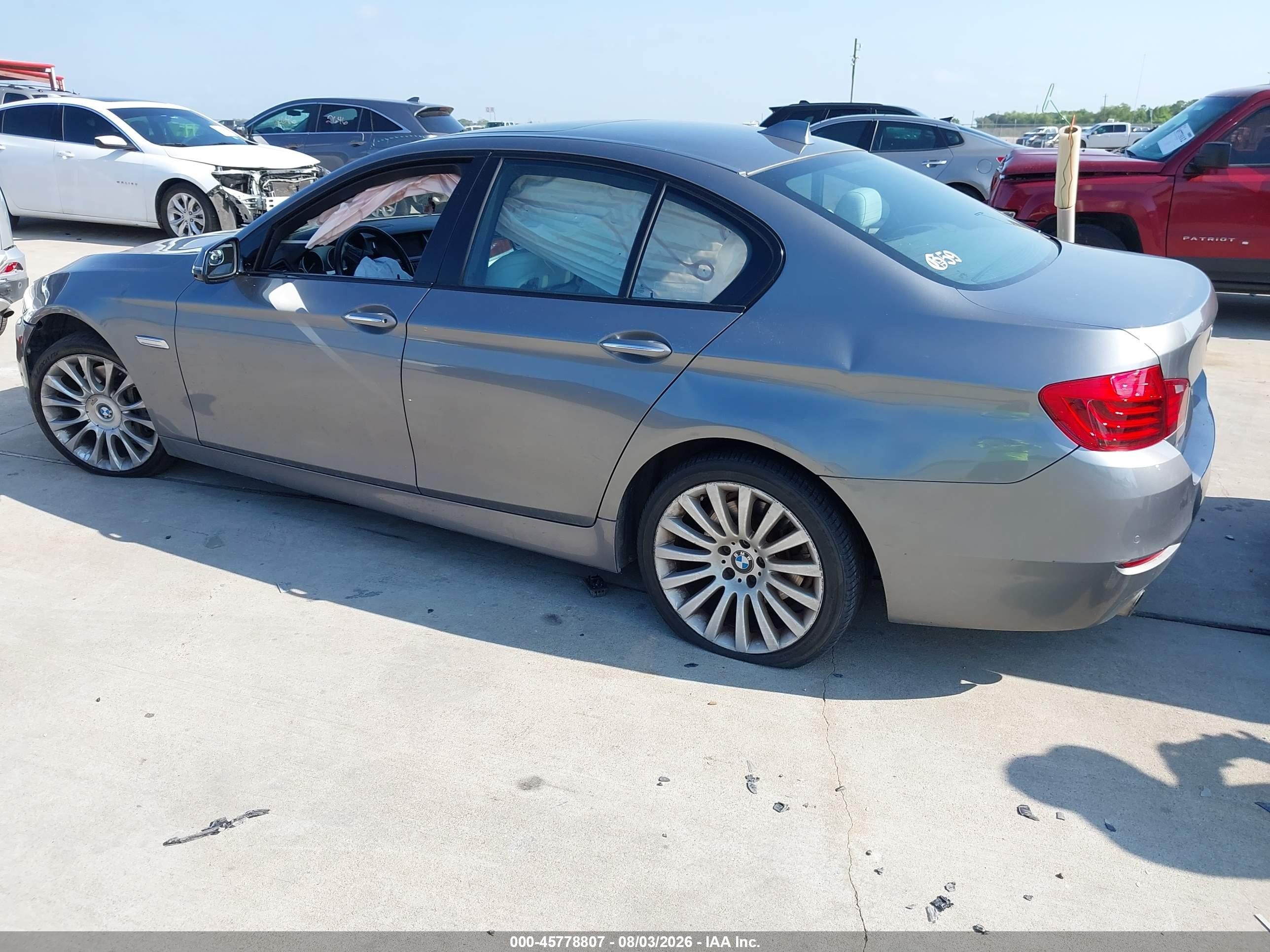 2014 Bmw 535i   Gray vin: WBA5B1C59ED475852