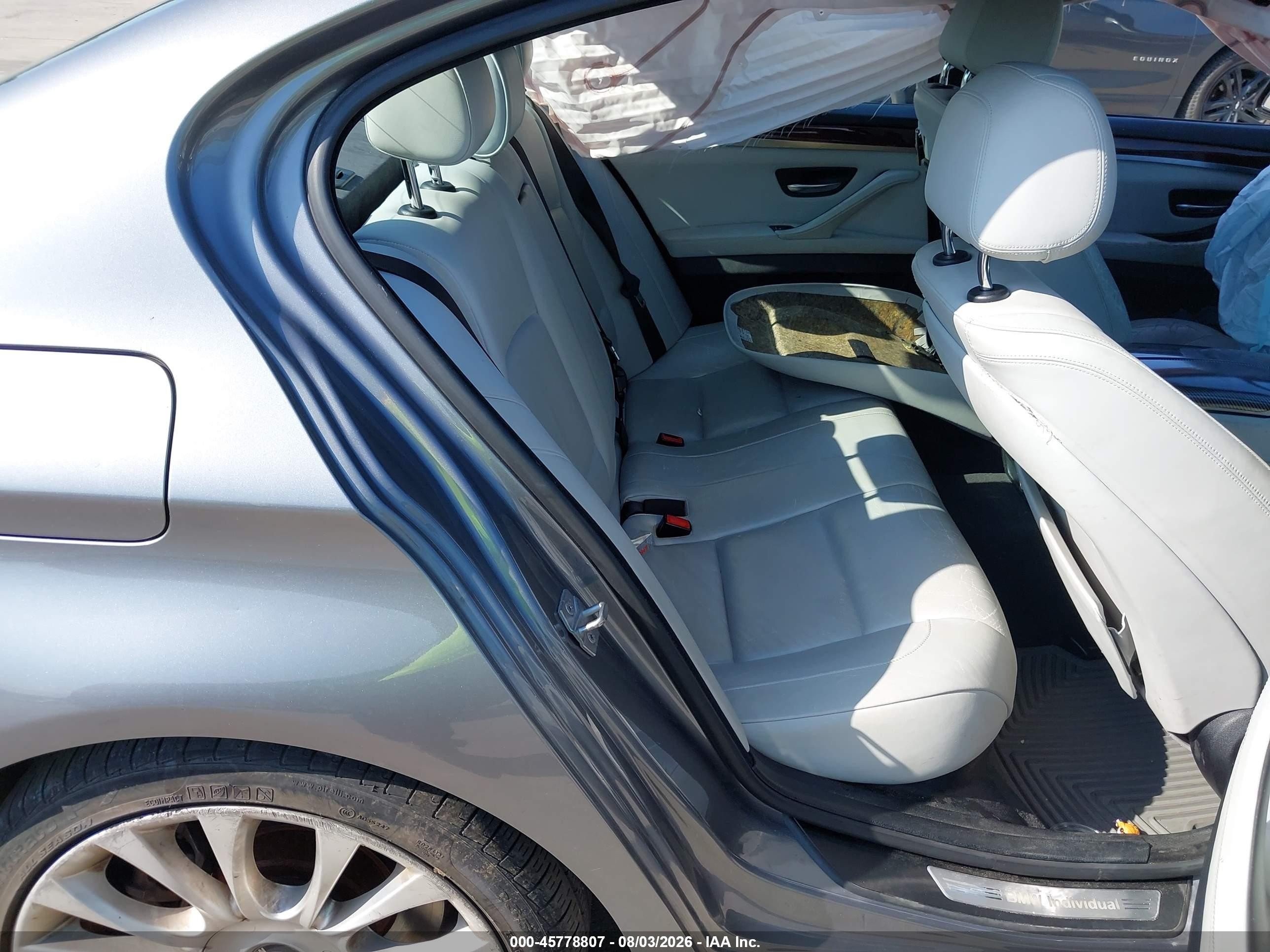 2014 Bmw 535i   Gray vin: WBA5B1C59ED475852