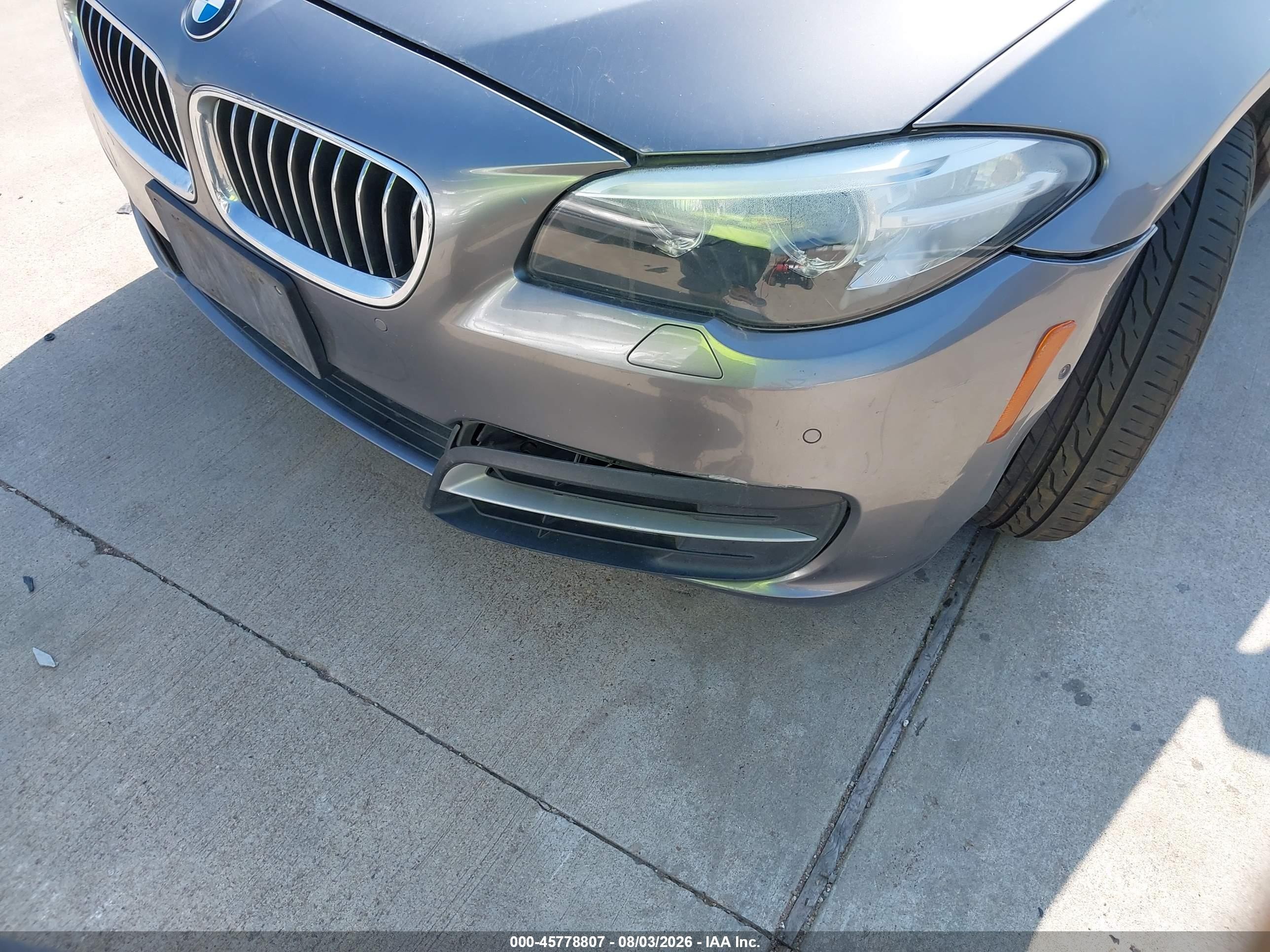 2014 Bmw 535i   Gray vin: WBA5B1C59ED475852
