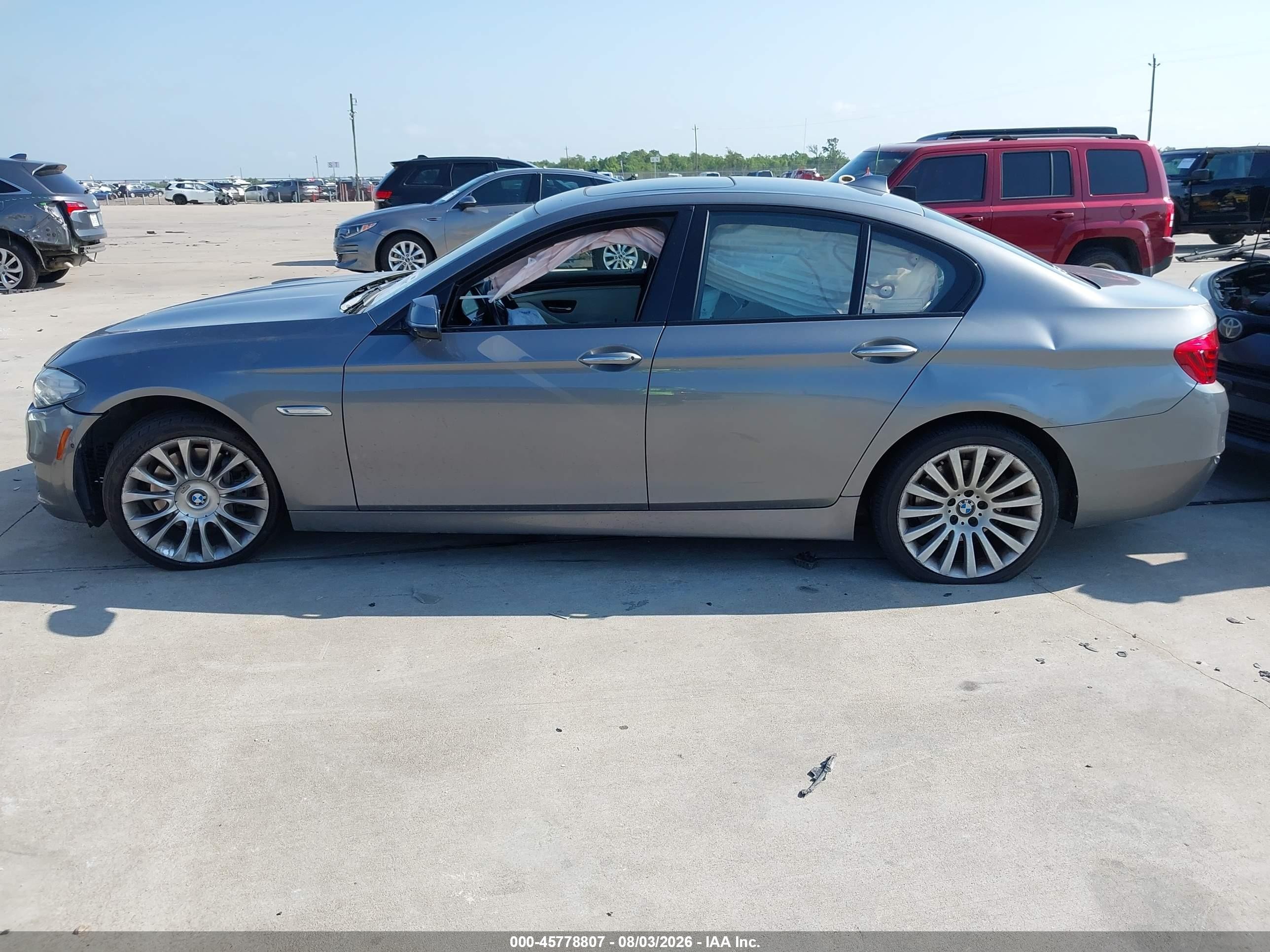 2014 Bmw 535i   Gray vin: WBA5B1C59ED475852