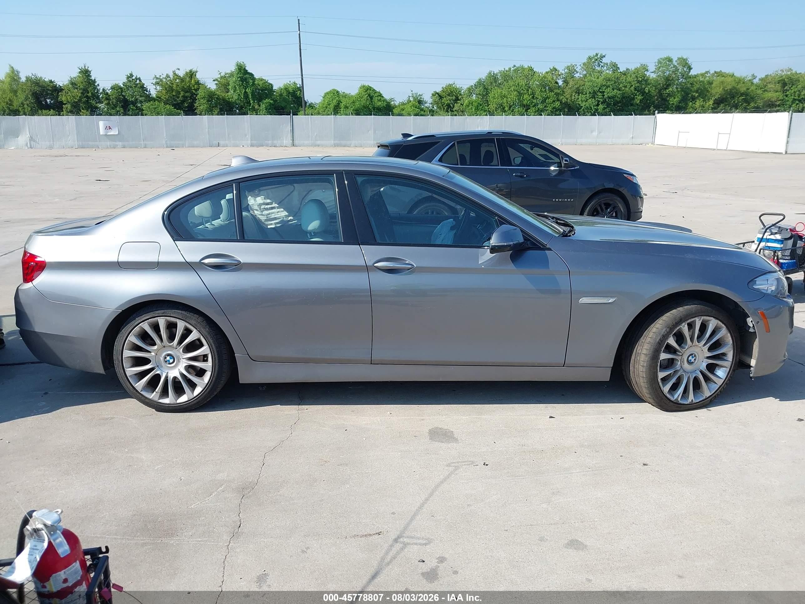 2014 Bmw 535i   Gray vin: WBA5B1C59ED475852