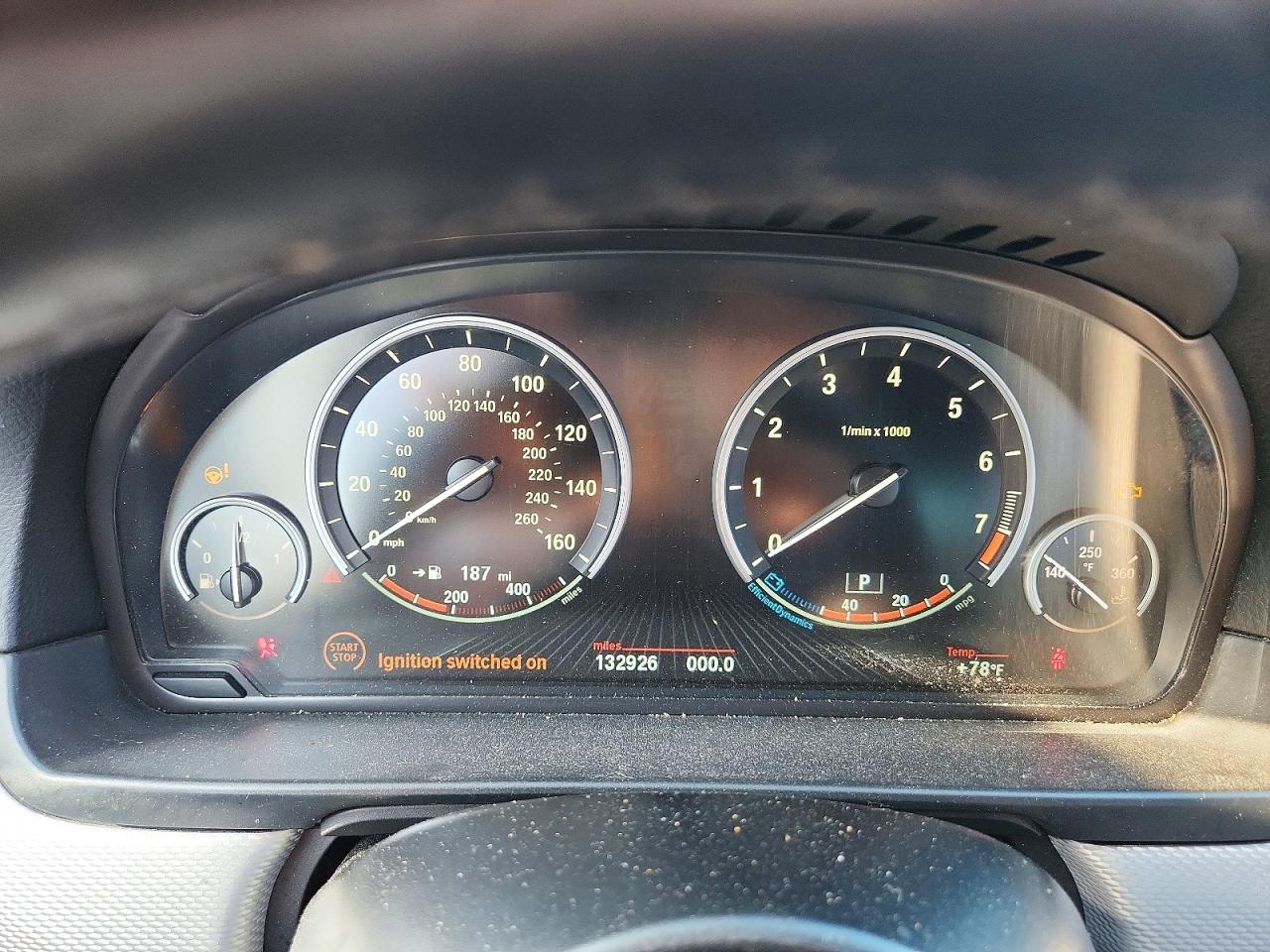 2014 Bmw 535 I Серый vin: WBA5B1C59ED479254