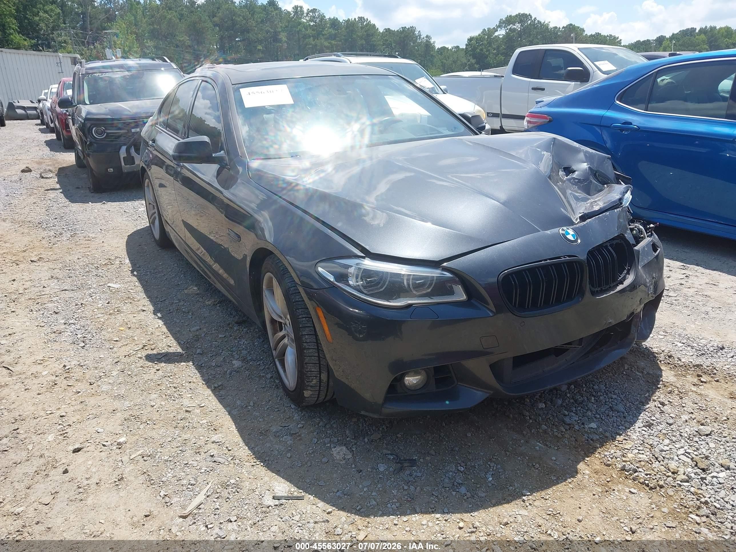 2014 Bmw 535i   Gray vin: WBA5B1C59ED481246