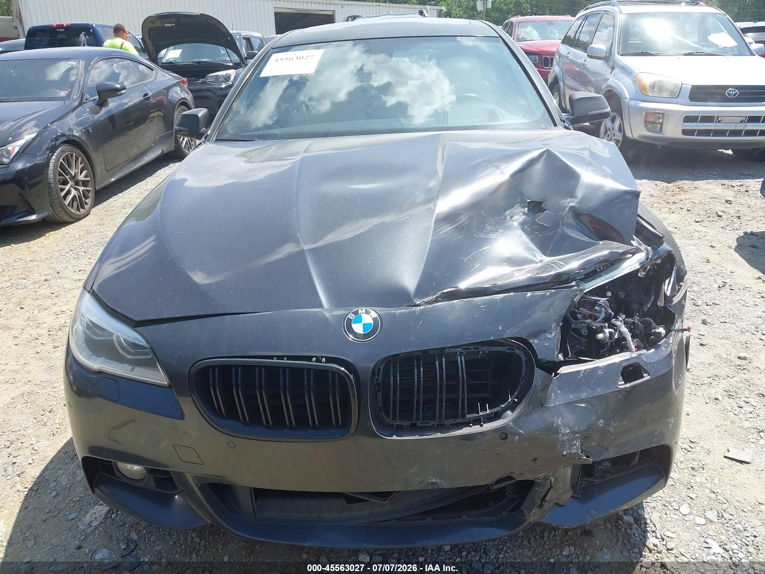 2014 Bmw 535i   Gray vin: WBA5B1C59ED481246
