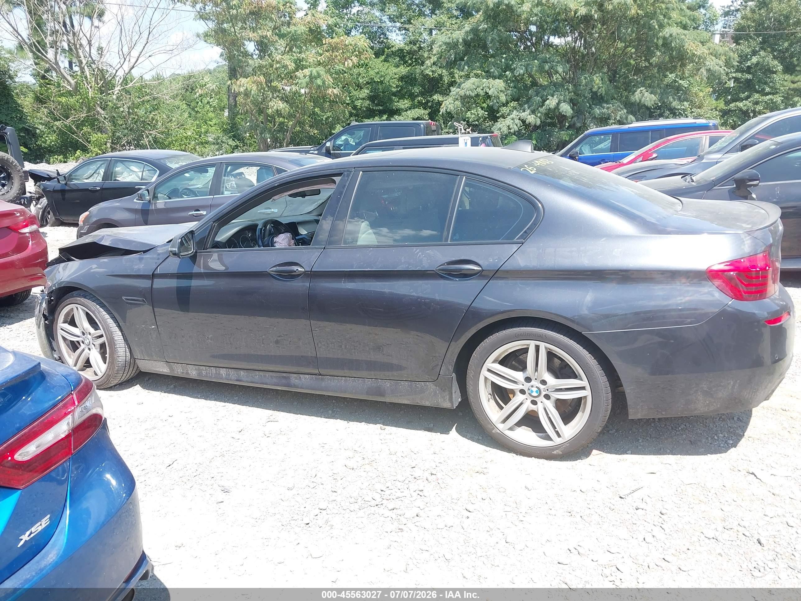 2014 Bmw 535i   Gray vin: WBA5B1C59ED481246