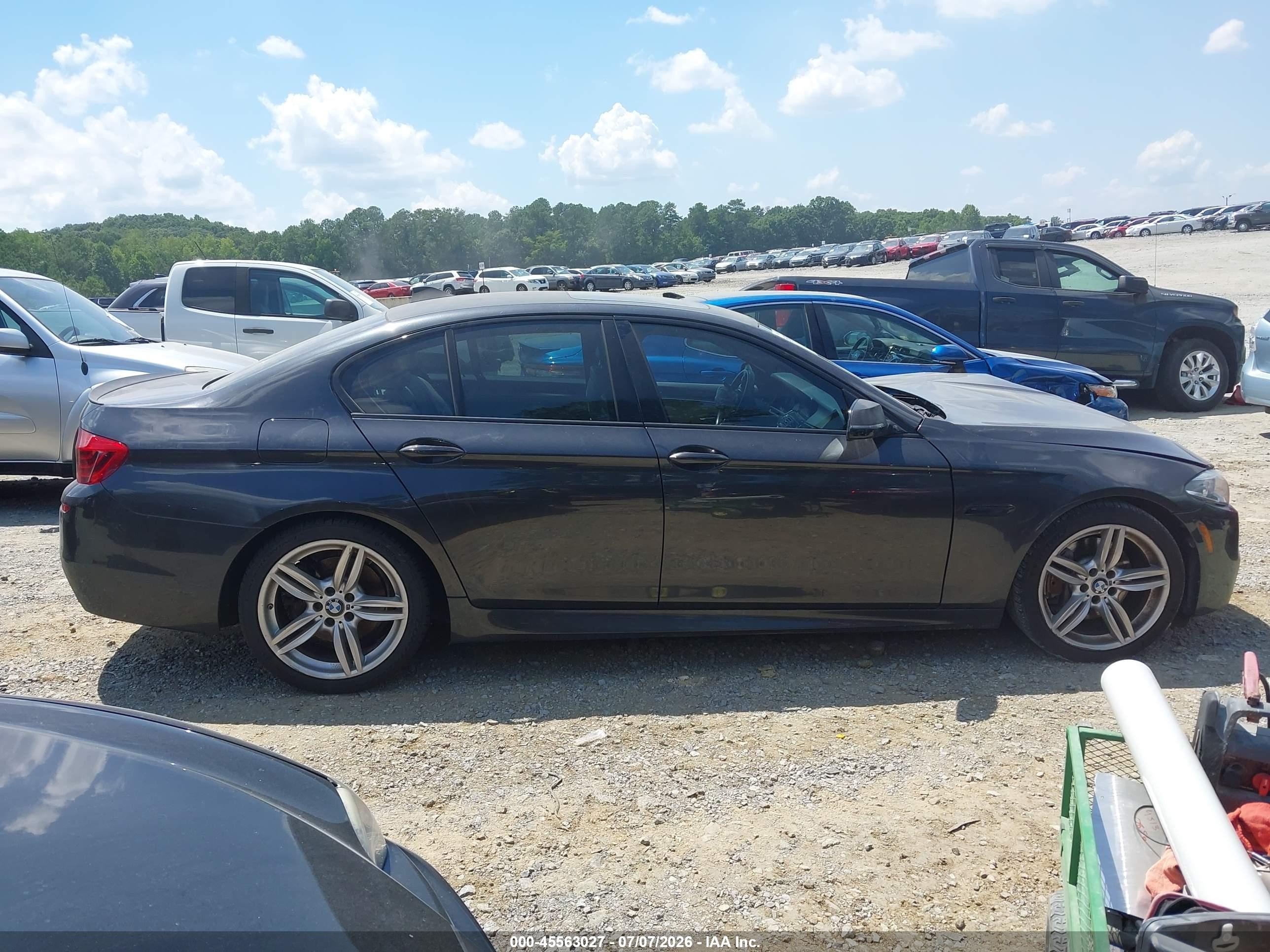 2014 Bmw 535i   Gray vin: WBA5B1C59ED481246
