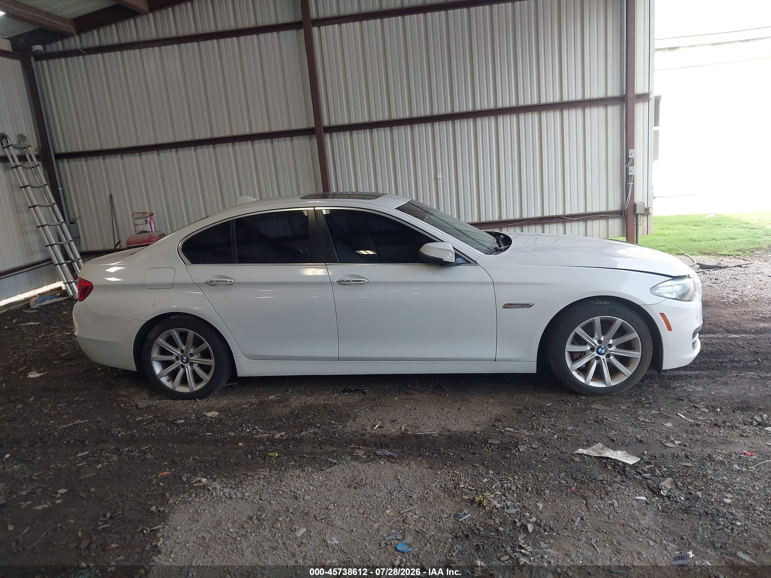 2014 Bmw 535i   Белый vin: WBA5B1C59ED481330