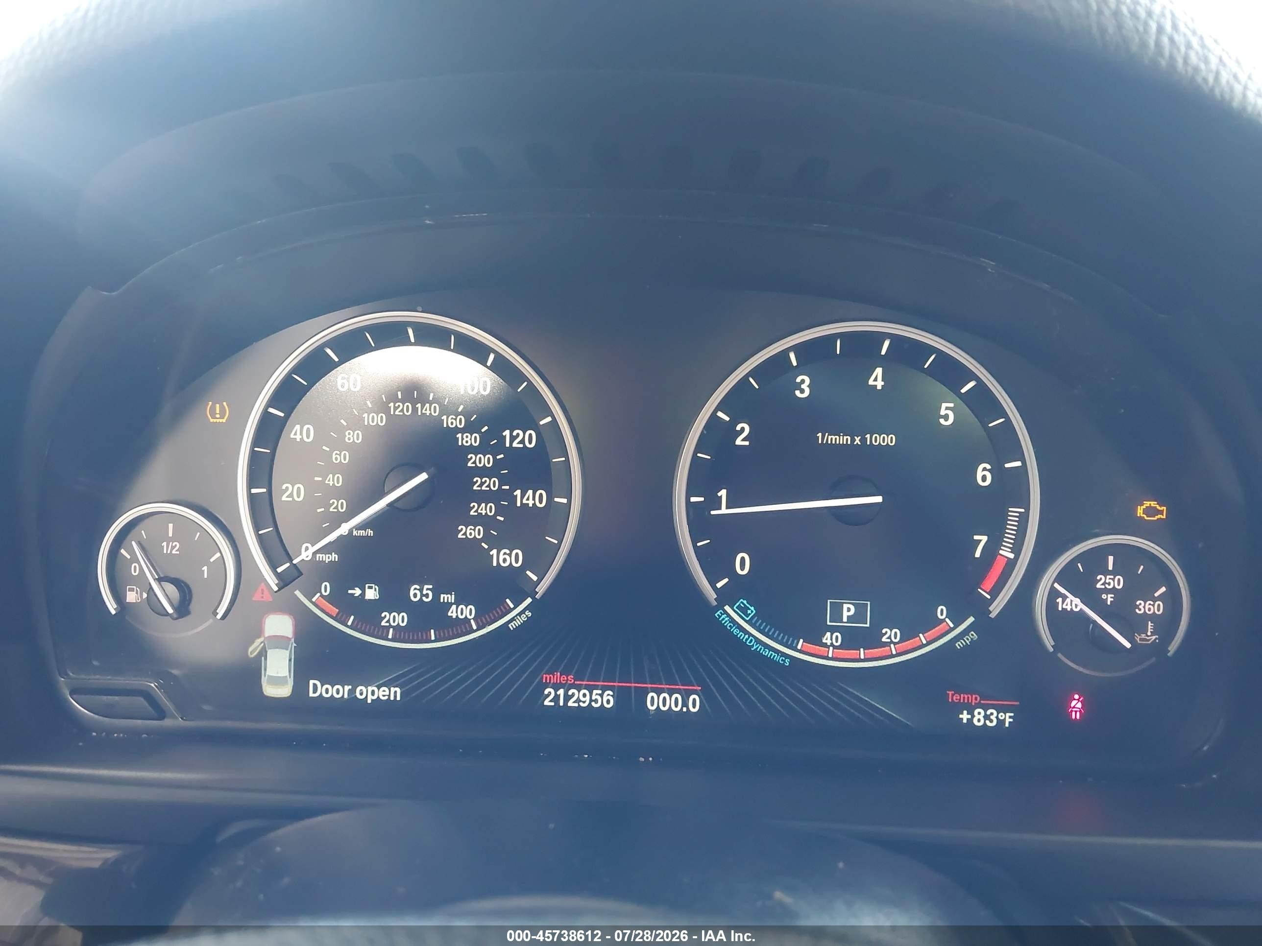 2014 Bmw 535i   Белый vin: WBA5B1C59ED481330