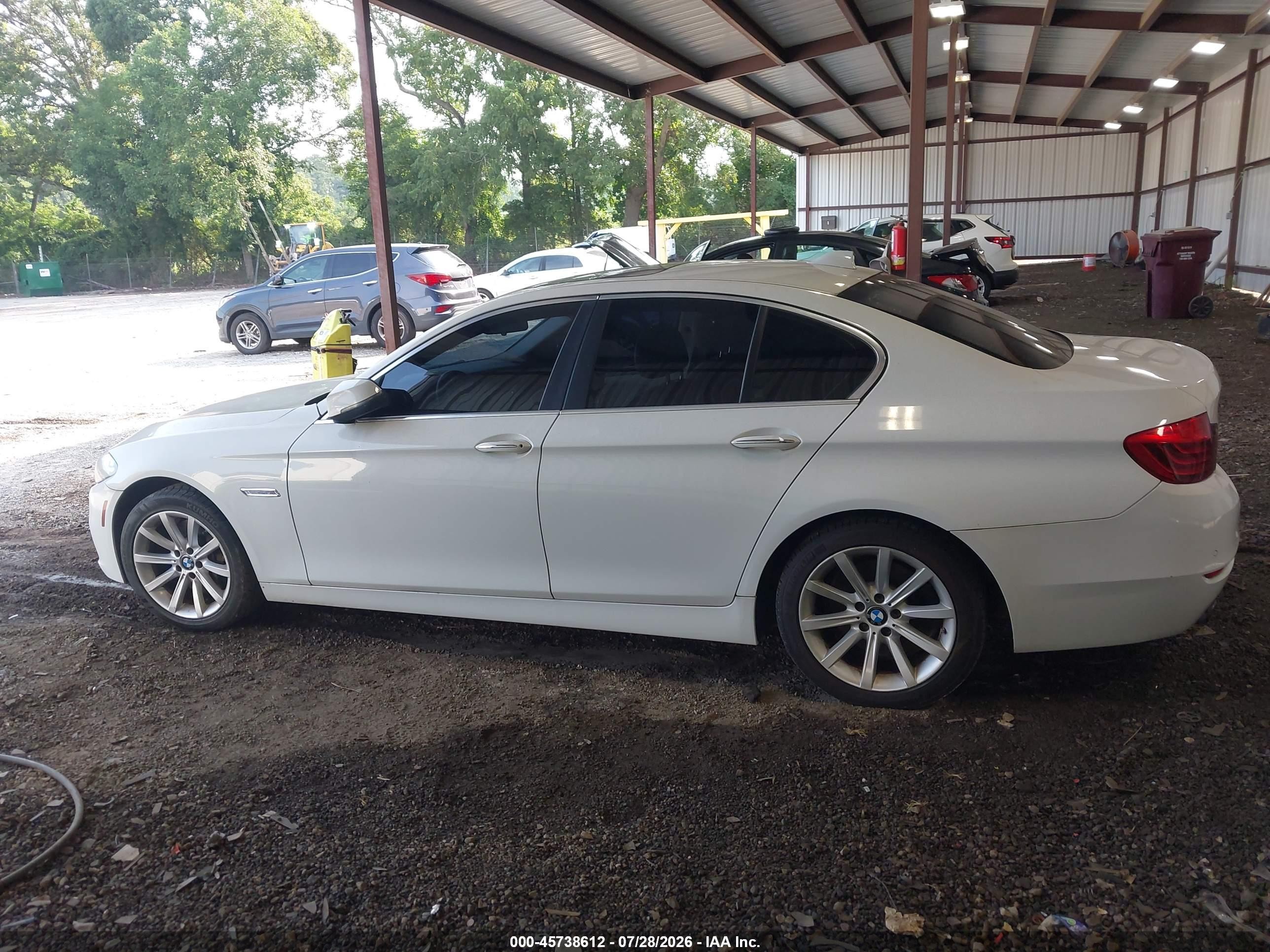 2014 Bmw 535i   Белый vin: WBA5B1C59ED481330
