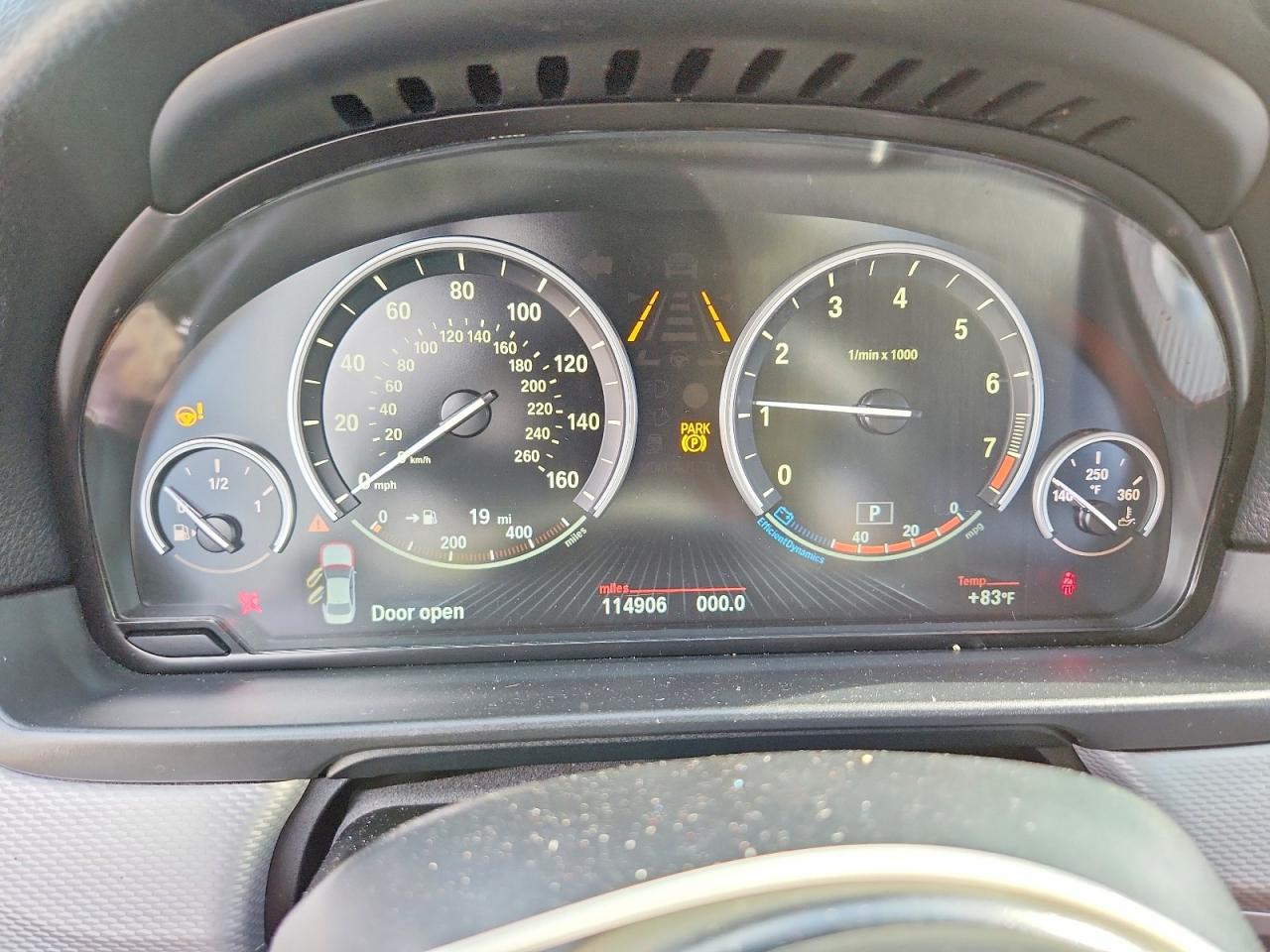 2014 Bmw 535 I Black vin: WBA5B1C59ED917108