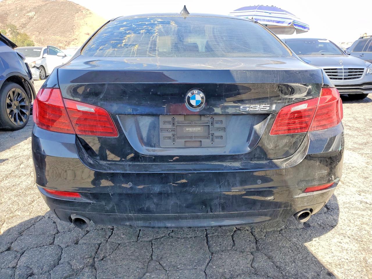 2015 Bmw 535 I Черный vin: WBA5B1C59FD918339