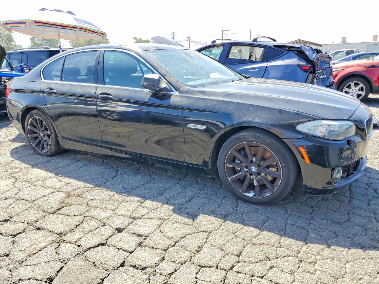 2015 Bmw 535 I Черный vin: WBA5B1C59FD918339