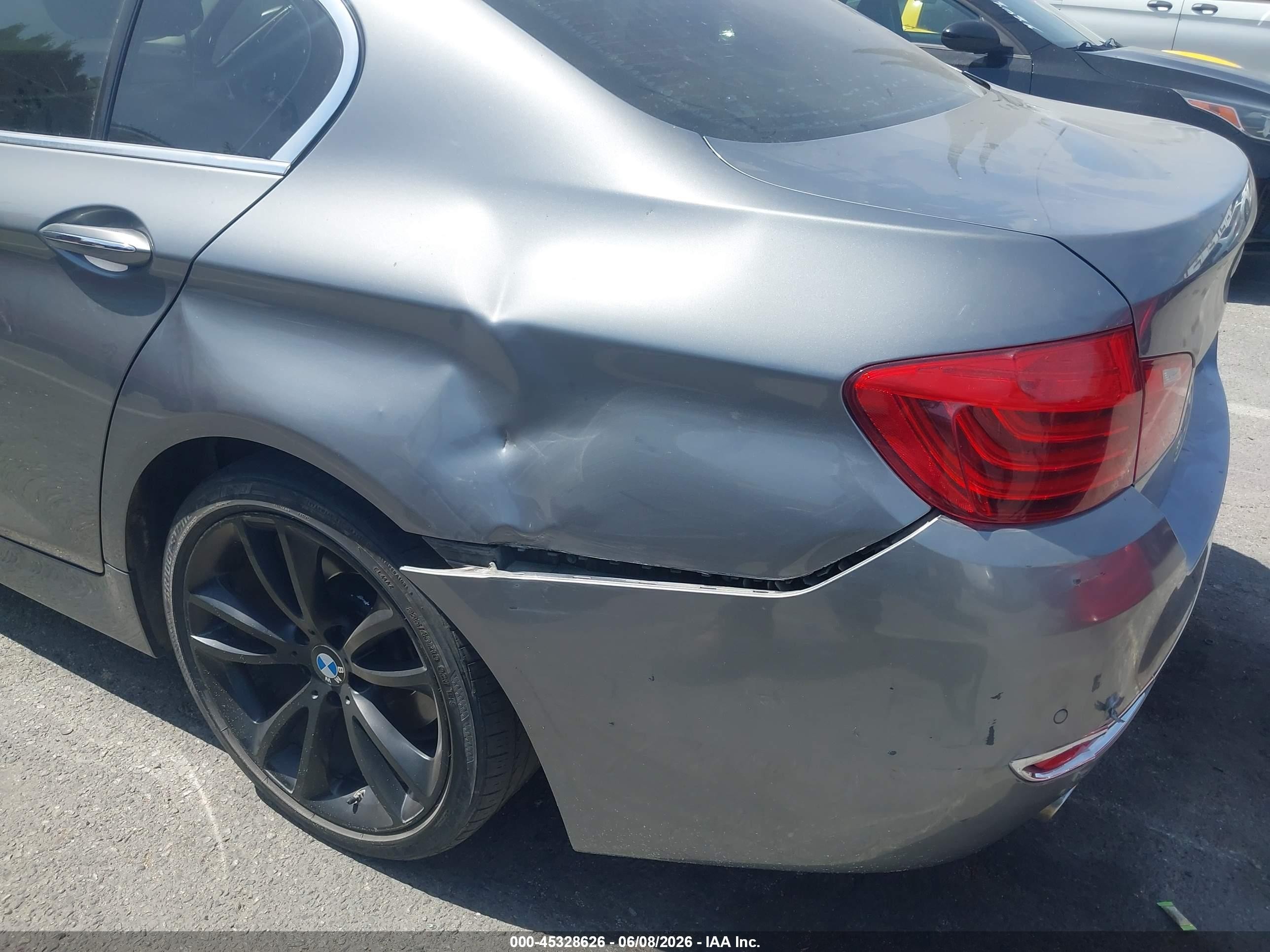 2015 Bmw 535i Silver vin: WBA5B1C59FD920608