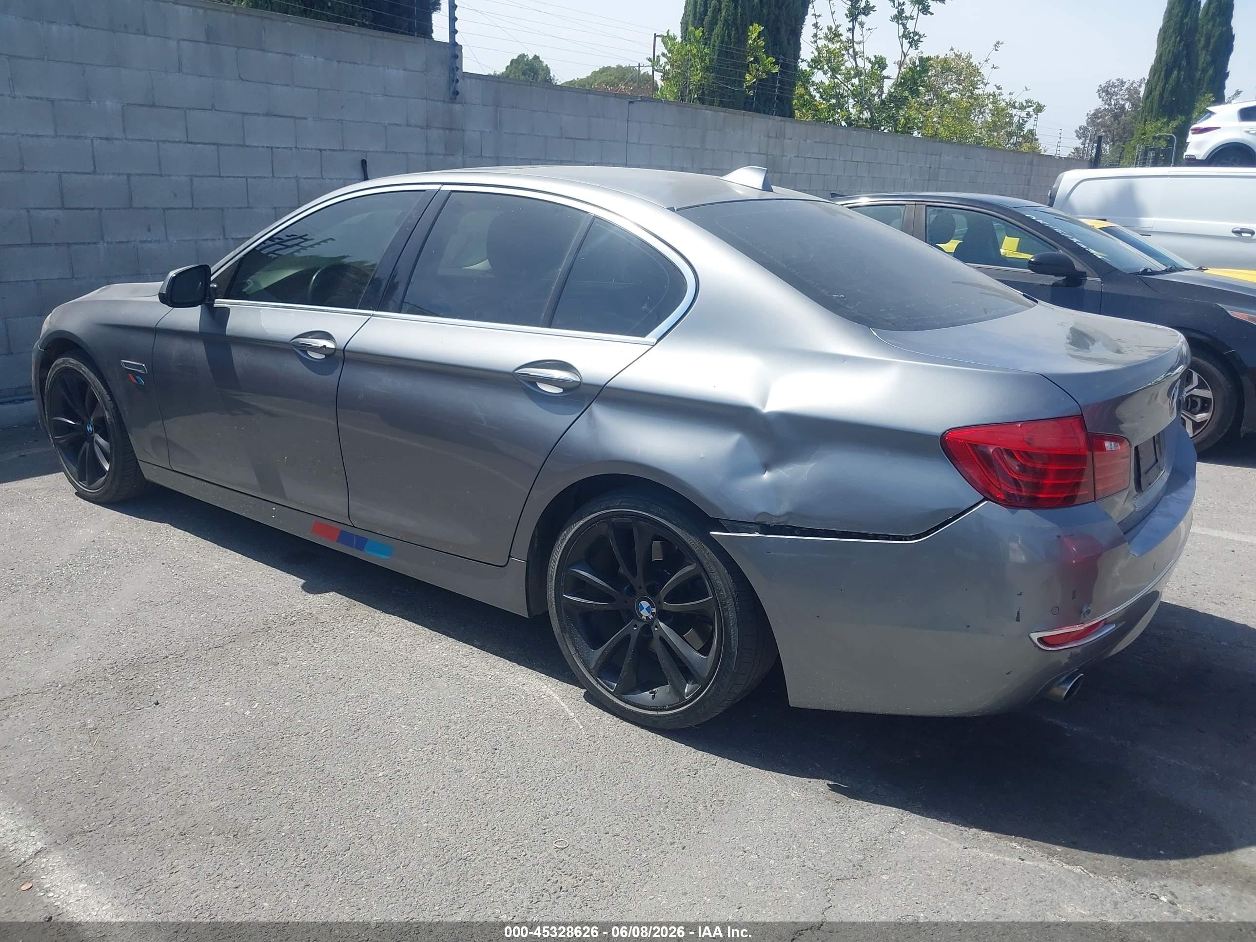 2015 Bmw 535i Silver vin: WBA5B1C59FD920608