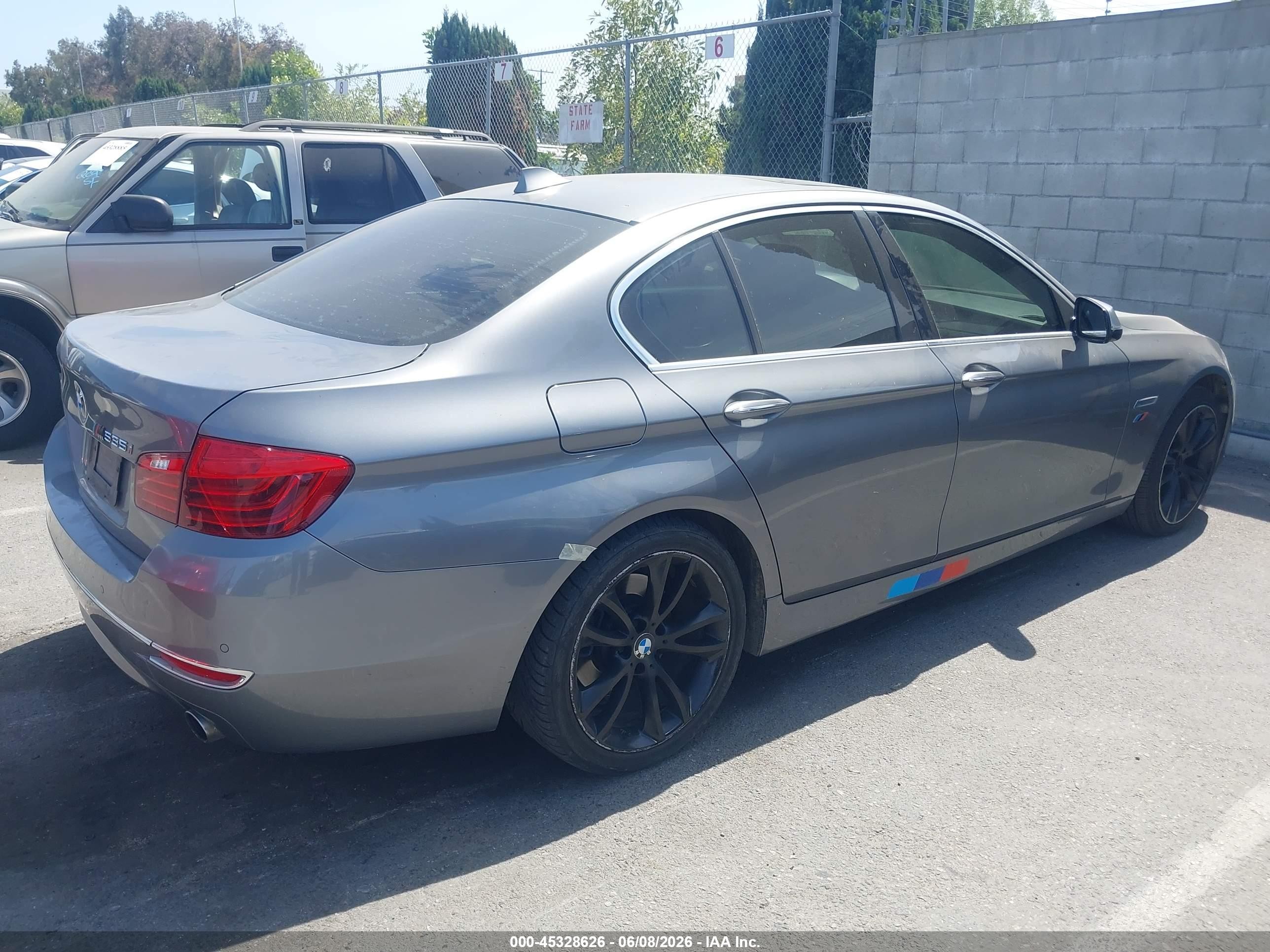 2015 Bmw 535i Silver vin: WBA5B1C59FD920608