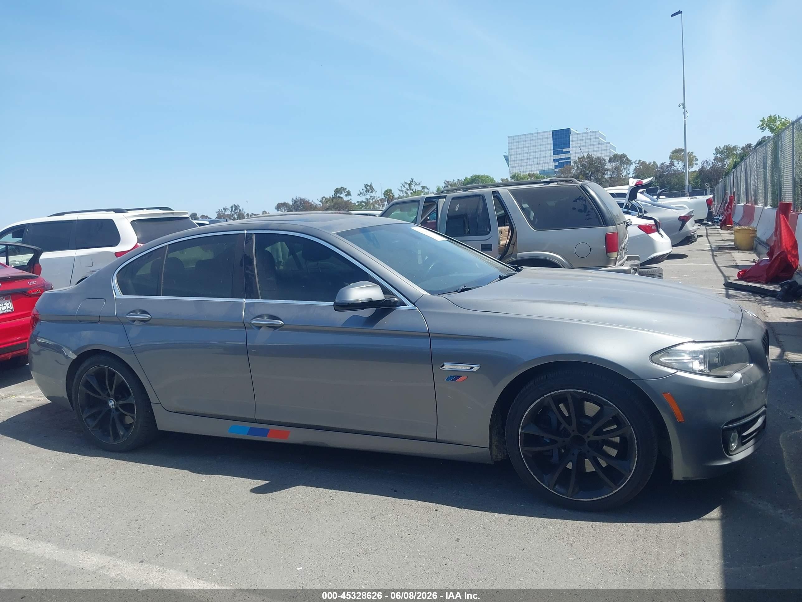 2015 Bmw 535i Silver vin: WBA5B1C59FD920608
