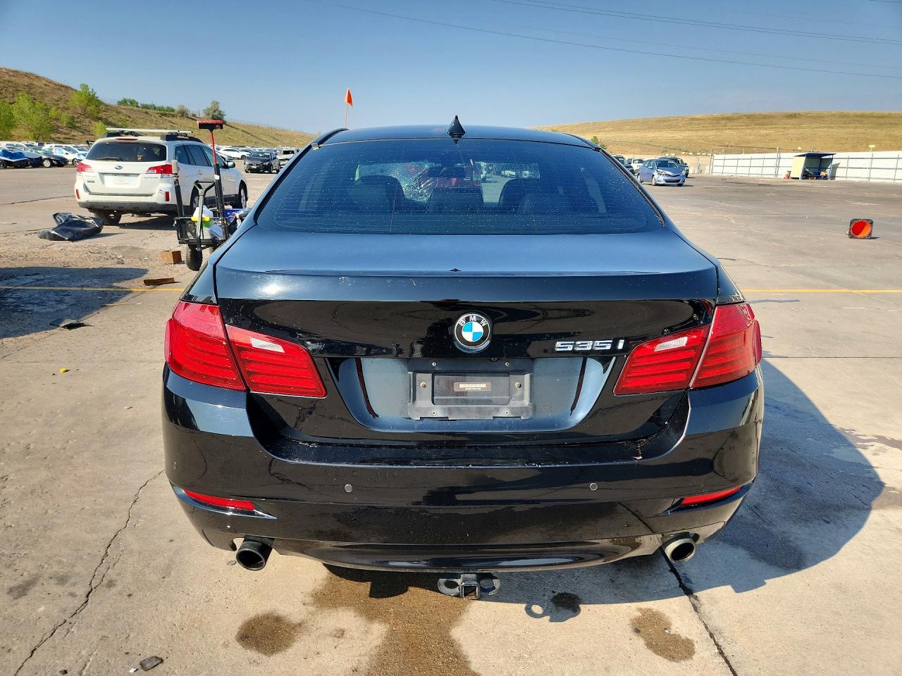 2015 Bmw 535 I Black vin: WBA5B1C59FD921726