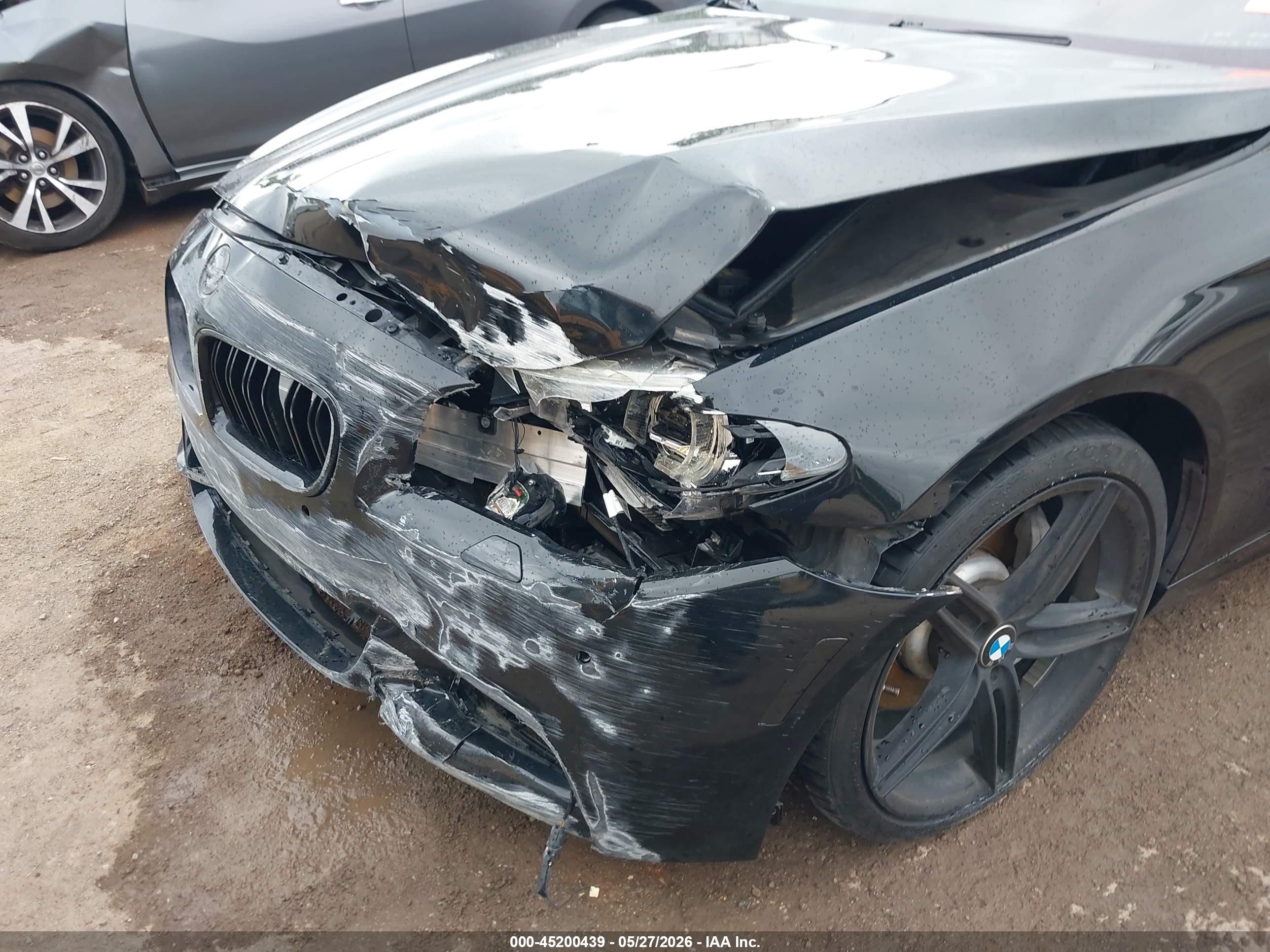 2015 Bmw 535i   Черный vin: WBA5B1C59FG128411