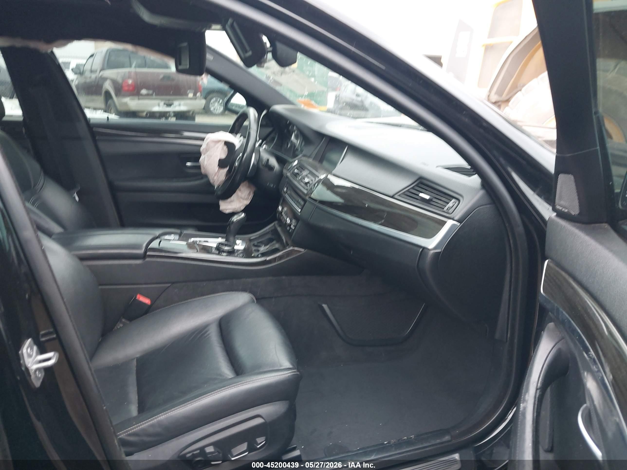 2015 Bmw 535i   Черный vin: WBA5B1C59FG128411