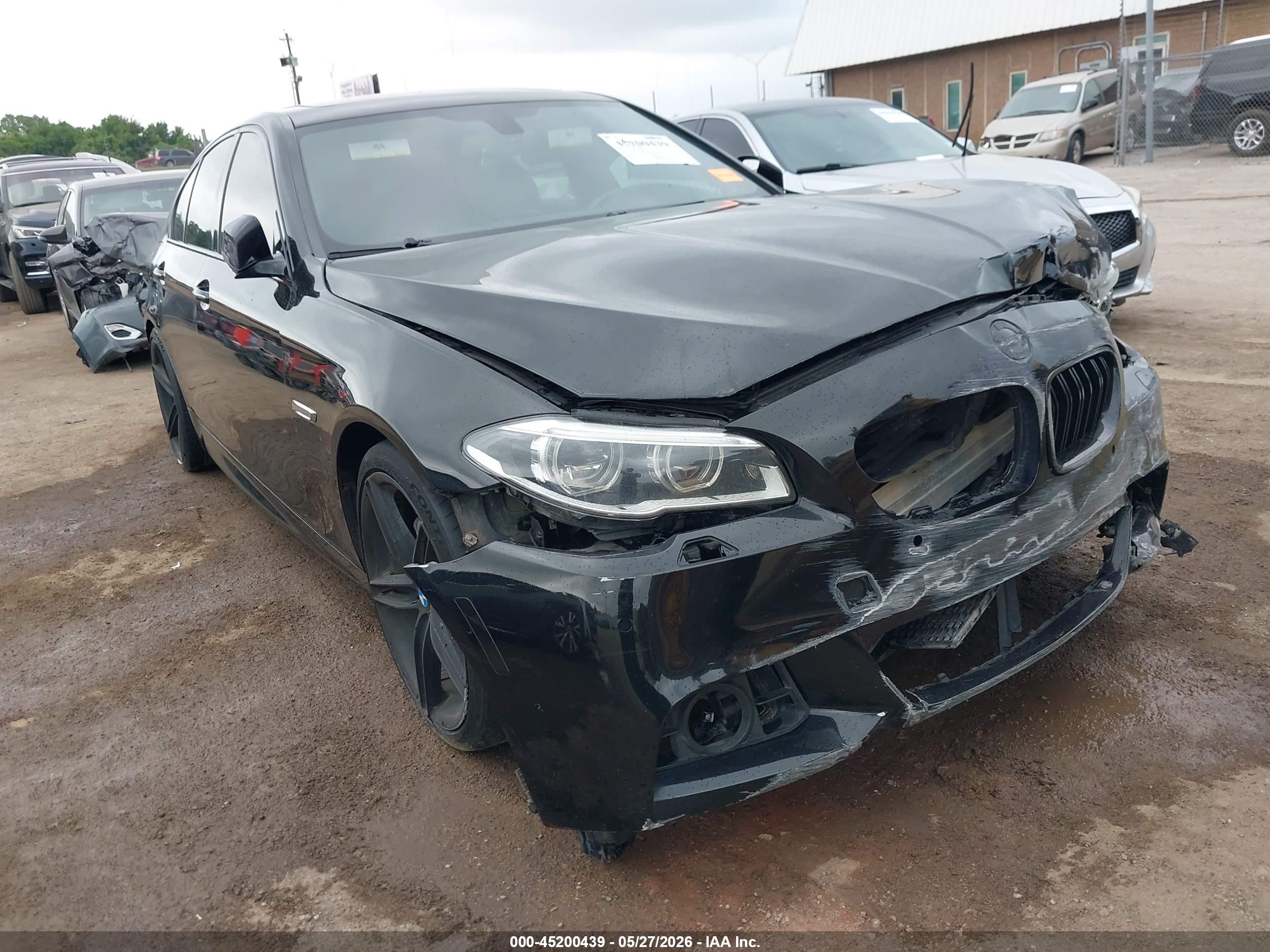 2015 Bmw 535i   Black vin: WBA5B1C59FG128411