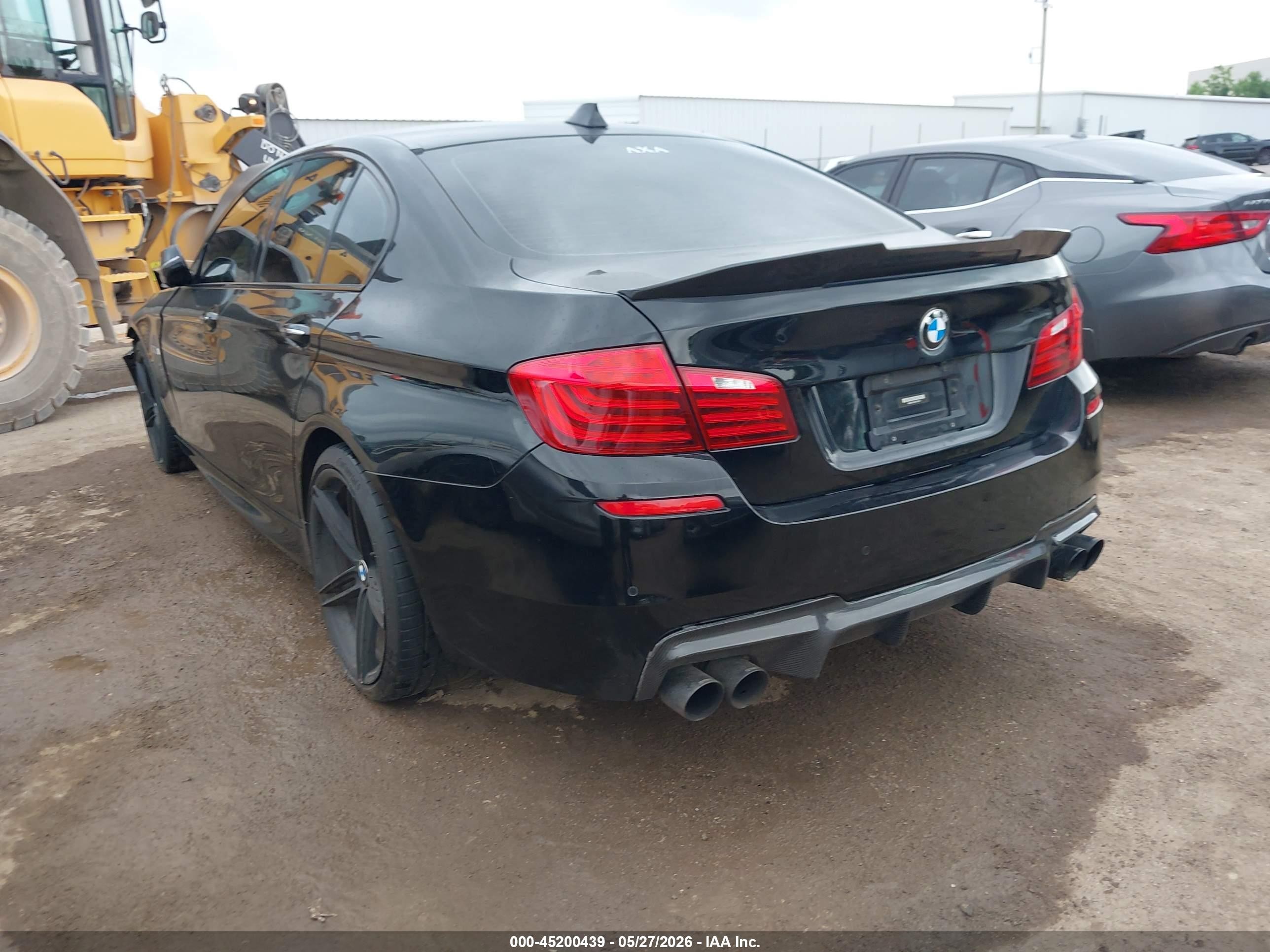2015 Bmw 535i   Черный vin: WBA5B1C59FG128411