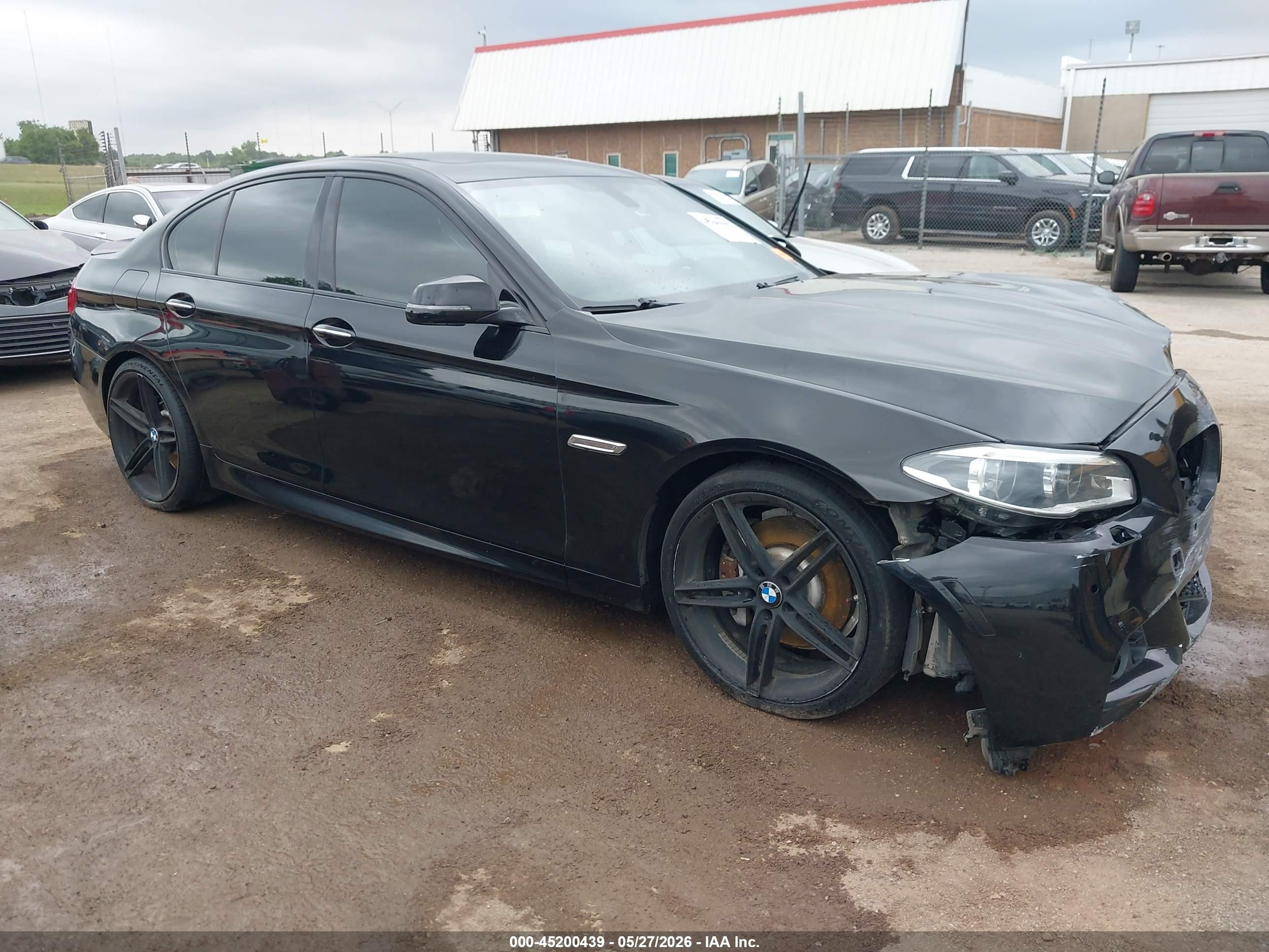 2015 Bmw 535i   Черный vin: WBA5B1C59FG128411