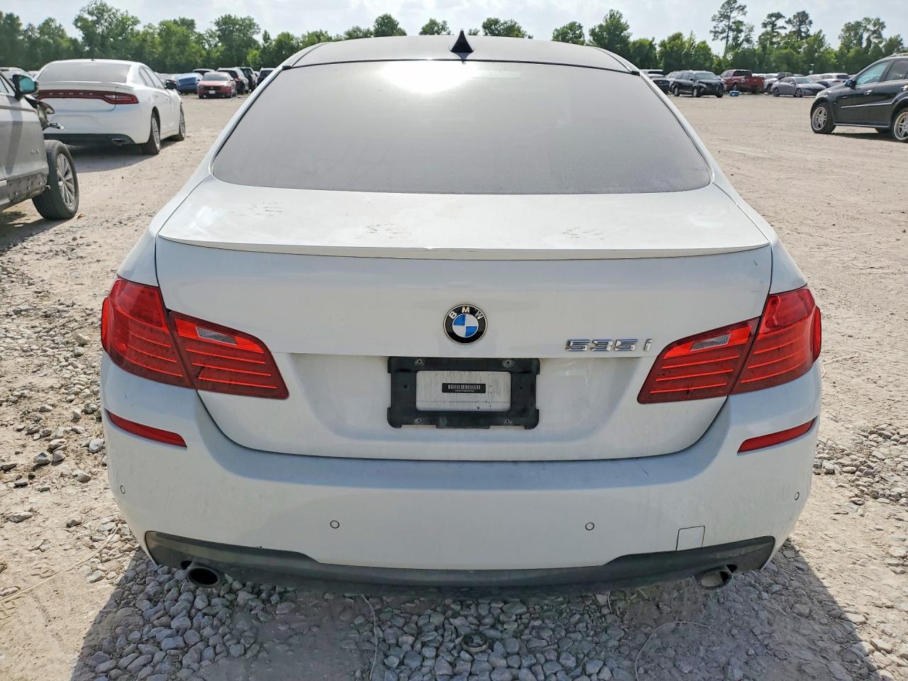 2014 Bmw 535 I White vin: WBA5B1C5XED476783
