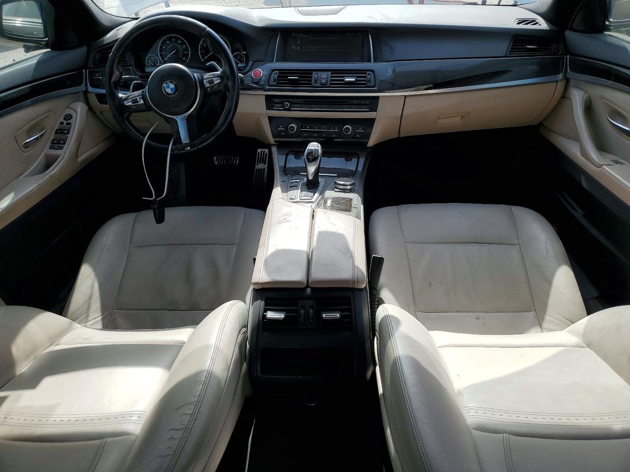 2014 Bmw 535 I White vin: WBA5B1C5XED476783