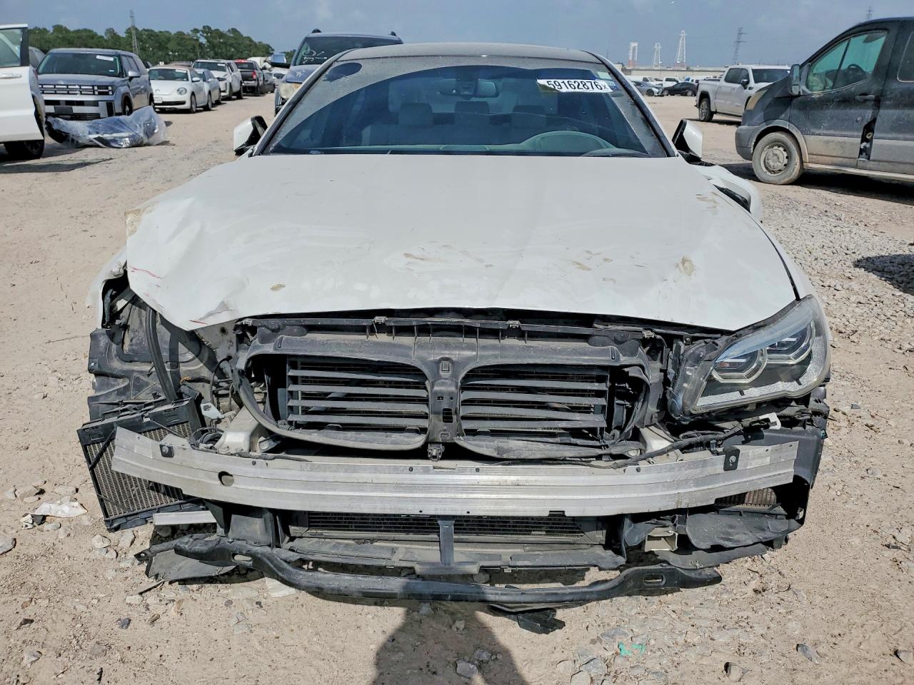 2014 Bmw 535 I White vin: WBA5B1C5XED476783