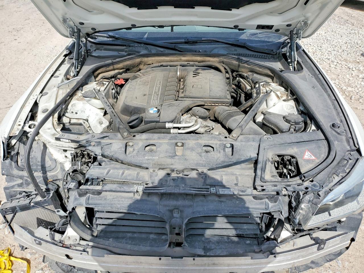 2014 Bmw 535 I White vin: WBA5B1C5XED476783
