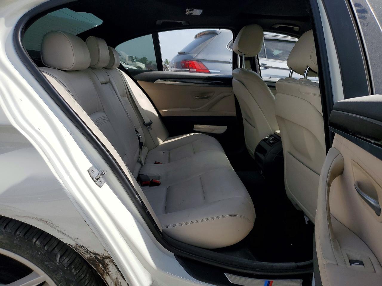 2014 Bmw 535 I White vin: WBA5B1C5XED476783