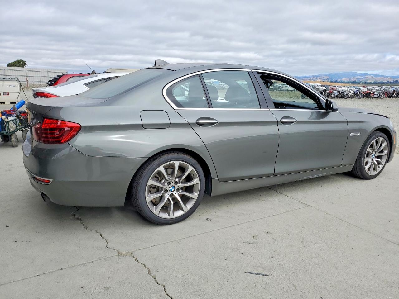 2014 Bmw 535 I Gray vin: WBA5B1C5XED477612