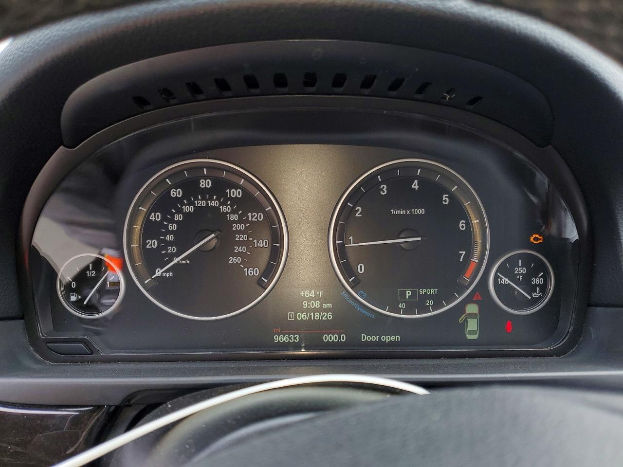 2014 Bmw 535 I Gray vin: WBA5B1C5XED477612