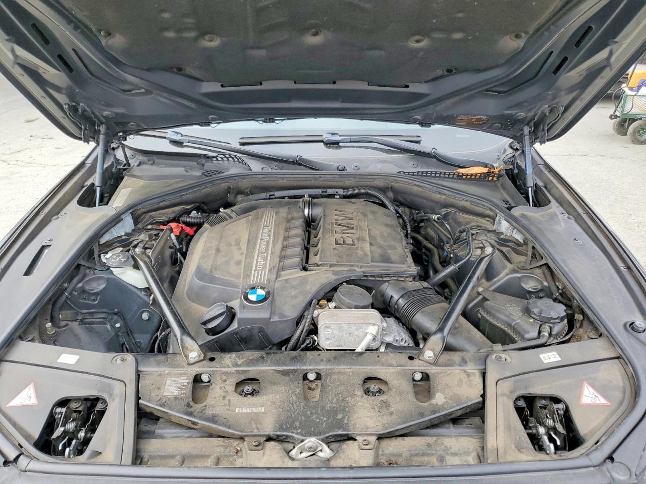 2014 Bmw 535 I Gray vin: WBA5B1C5XED477612