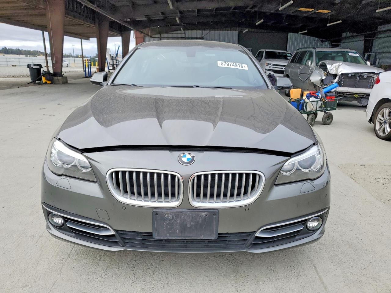2014 Bmw 535 I Gray vin: WBA5B1C5XED477612