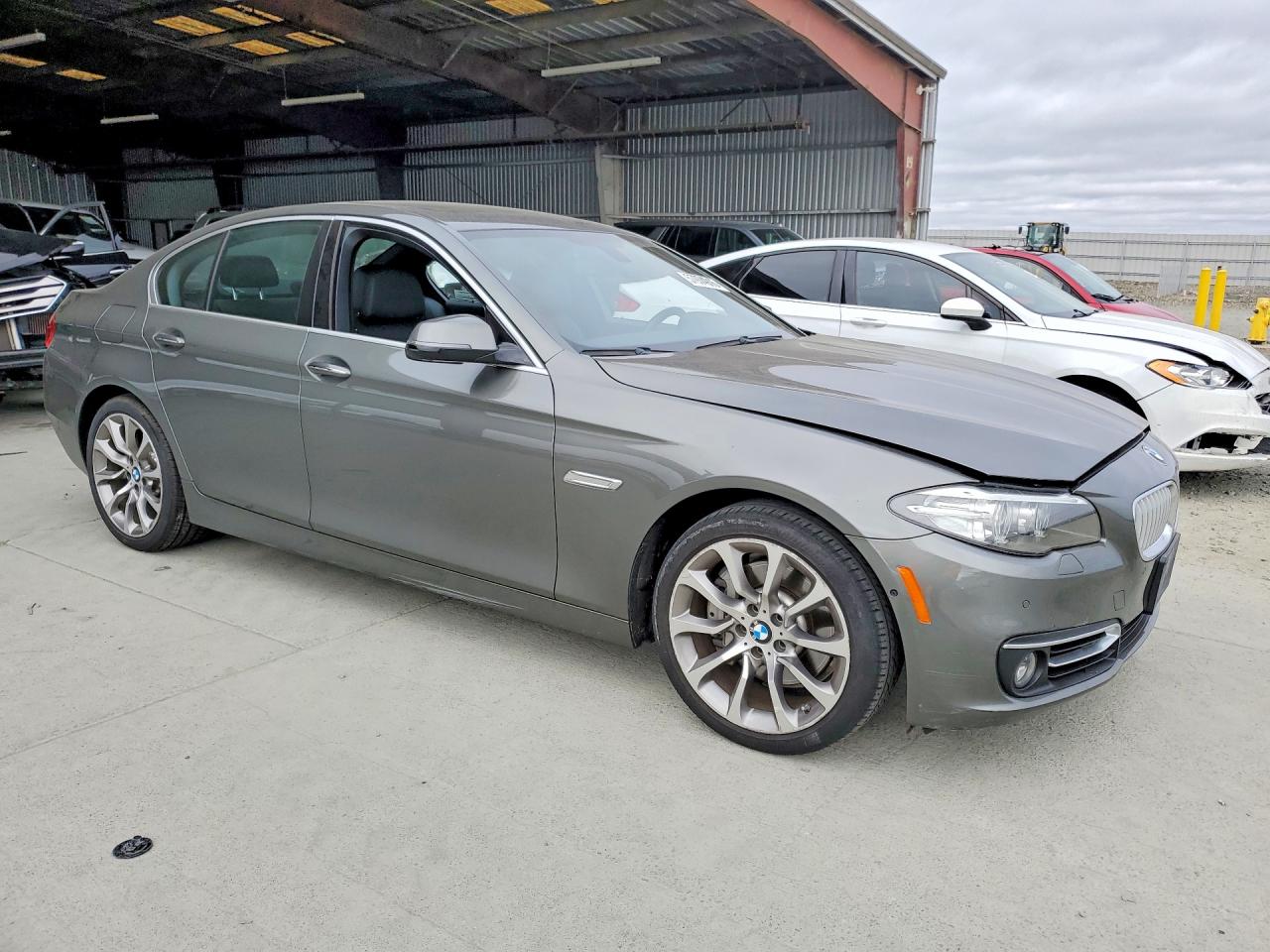 2014 Bmw 535 I Gray vin: WBA5B1C5XED477612