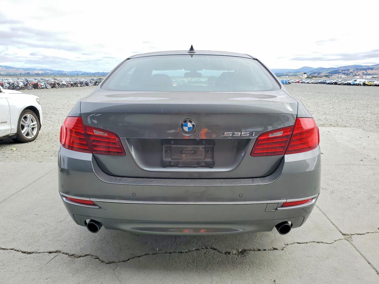 2014 Bmw 535 I Gray vin: WBA5B1C5XED477612