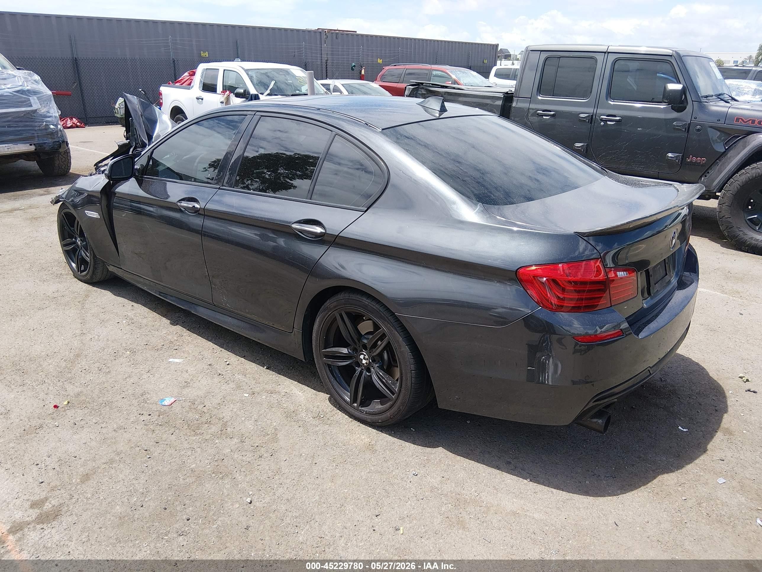 2014 Bmw 535i   Gray vin: WBA5B1C5XED478081
