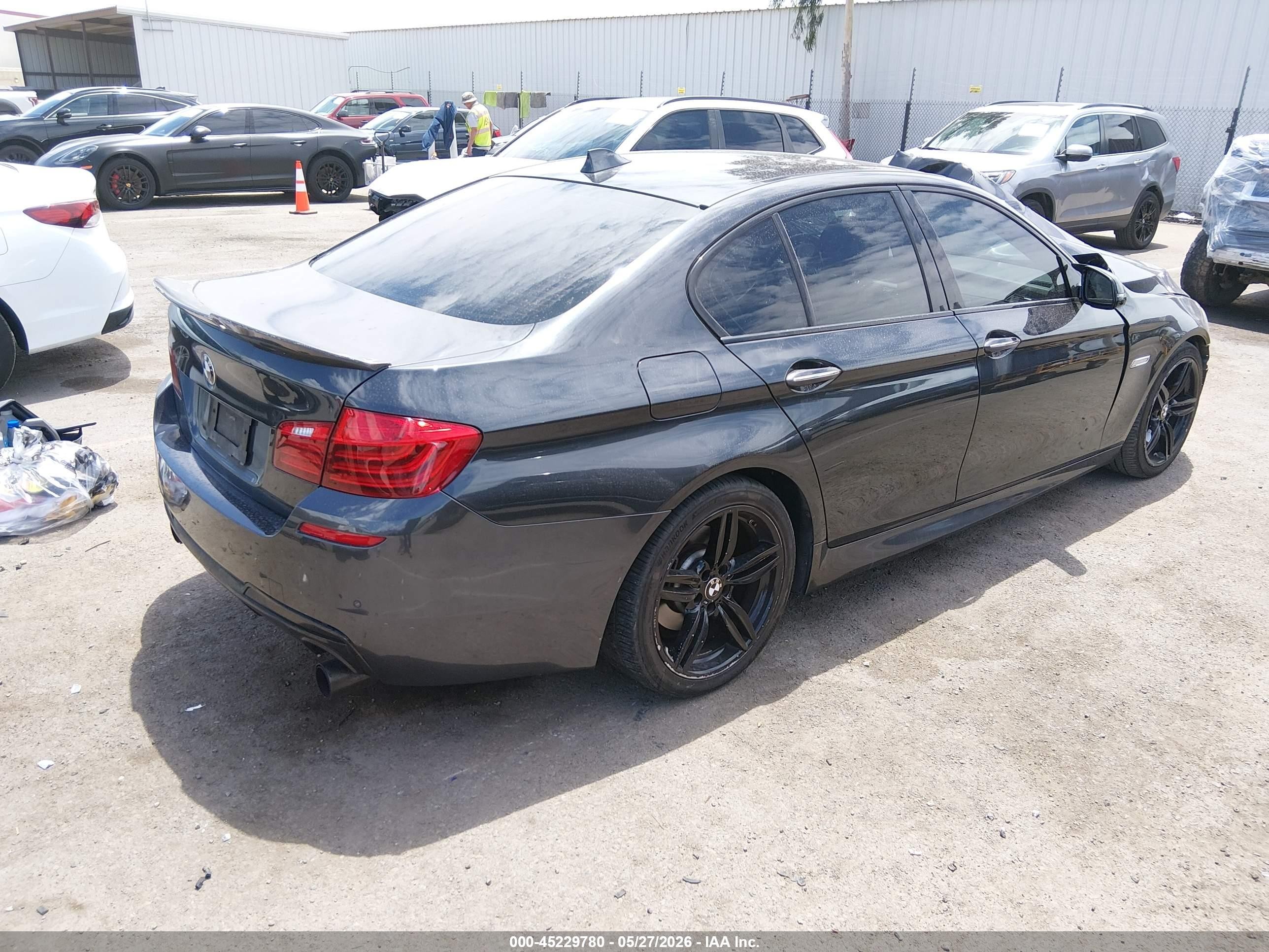 2014 Bmw 535i   Gray vin: WBA5B1C5XED478081