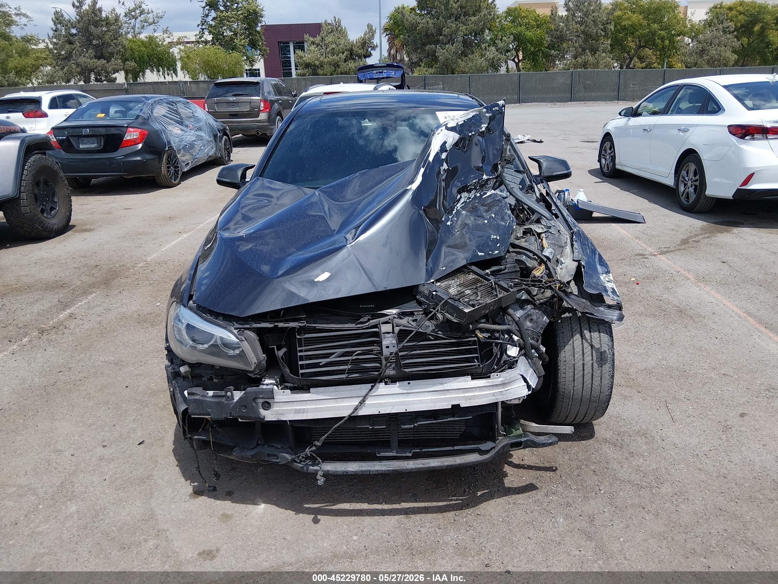 2014 Bmw 535i   Gray vin: WBA5B1C5XED478081