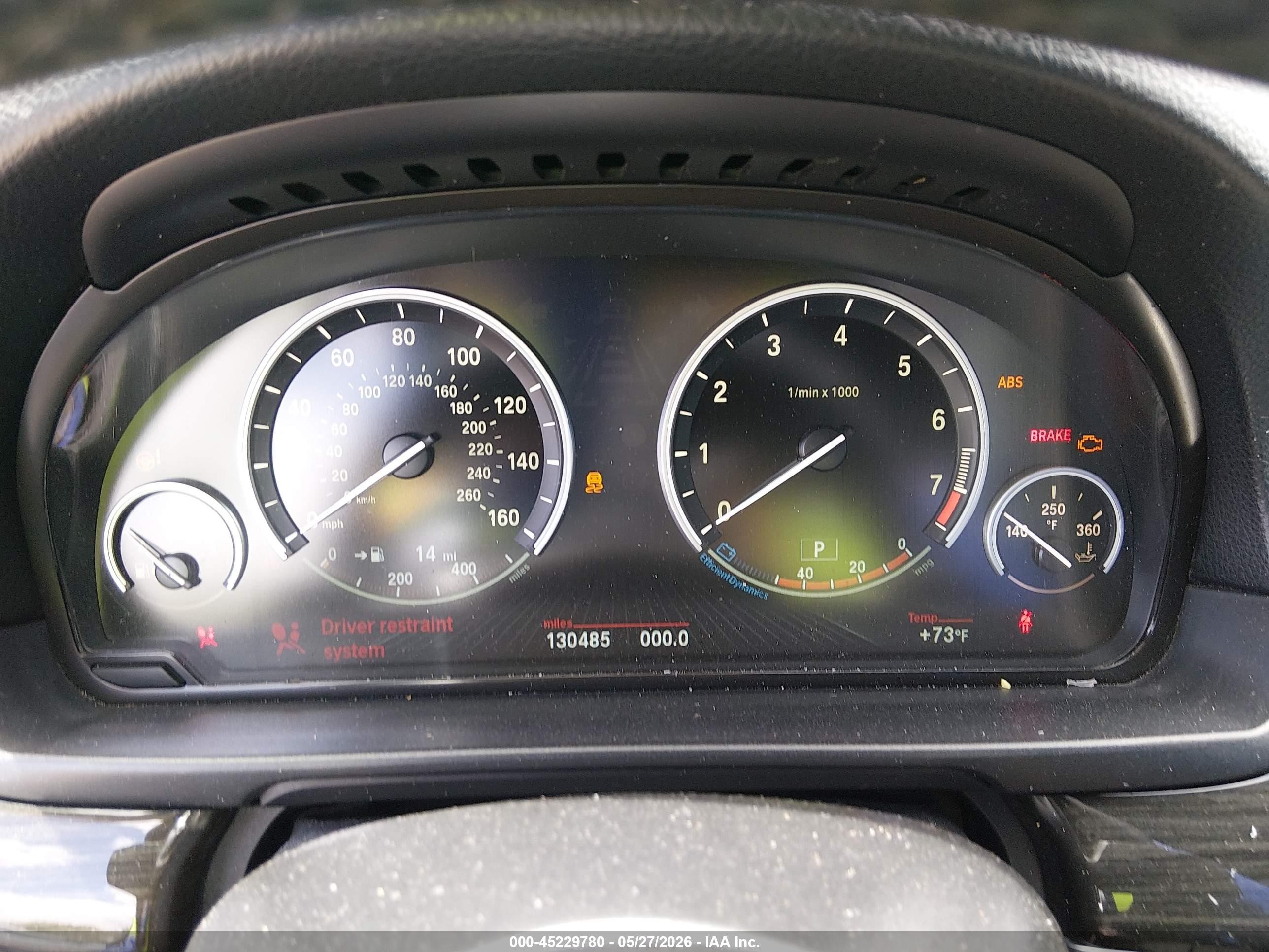2014 Bmw 535i   Gray vin: WBA5B1C5XED478081