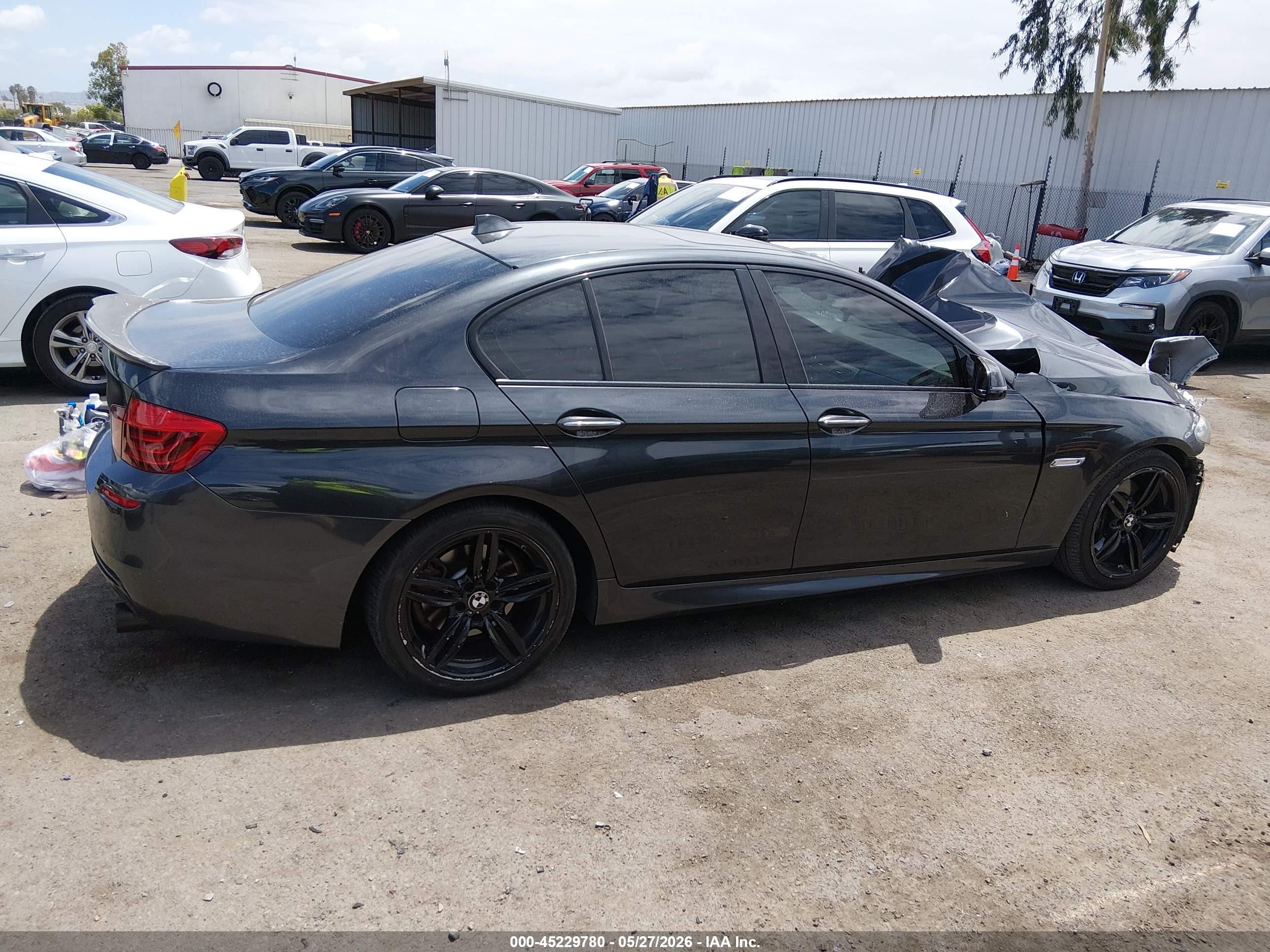 2014 Bmw 535i   Gray vin: WBA5B1C5XED478081