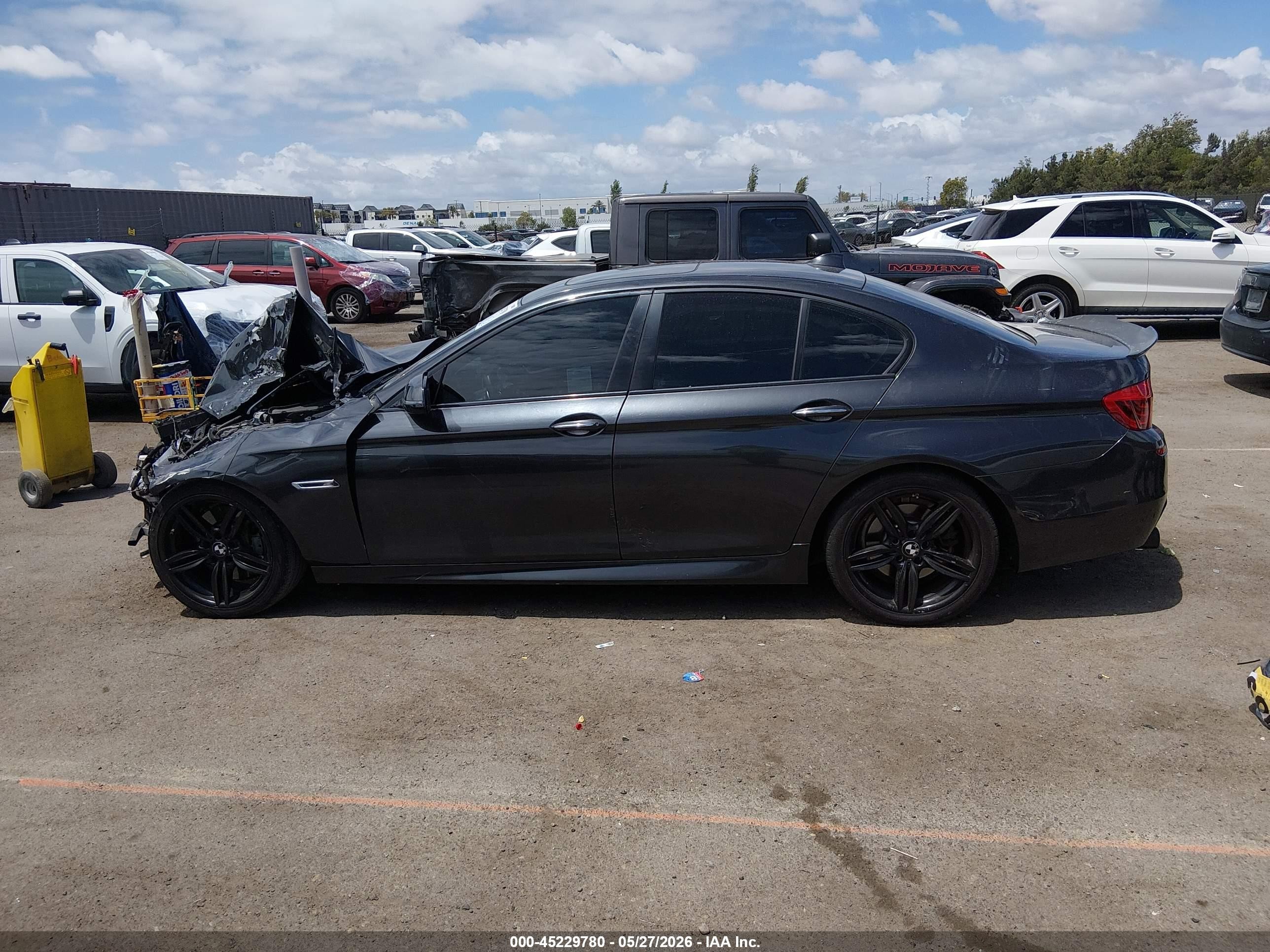 2014 Bmw 535i   Gray vin: WBA5B1C5XED478081