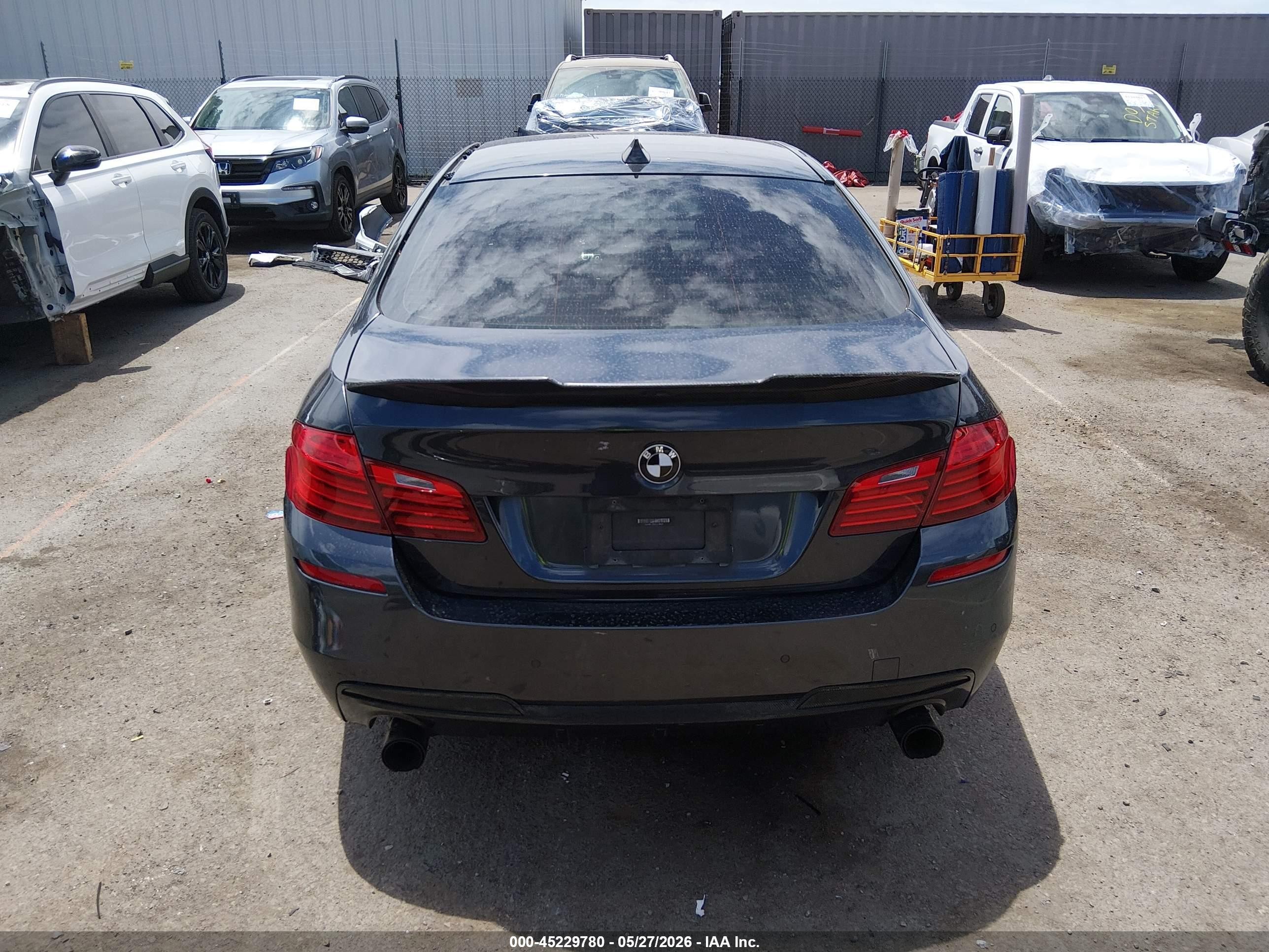 2014 Bmw 535i   Gray vin: WBA5B1C5XED478081
