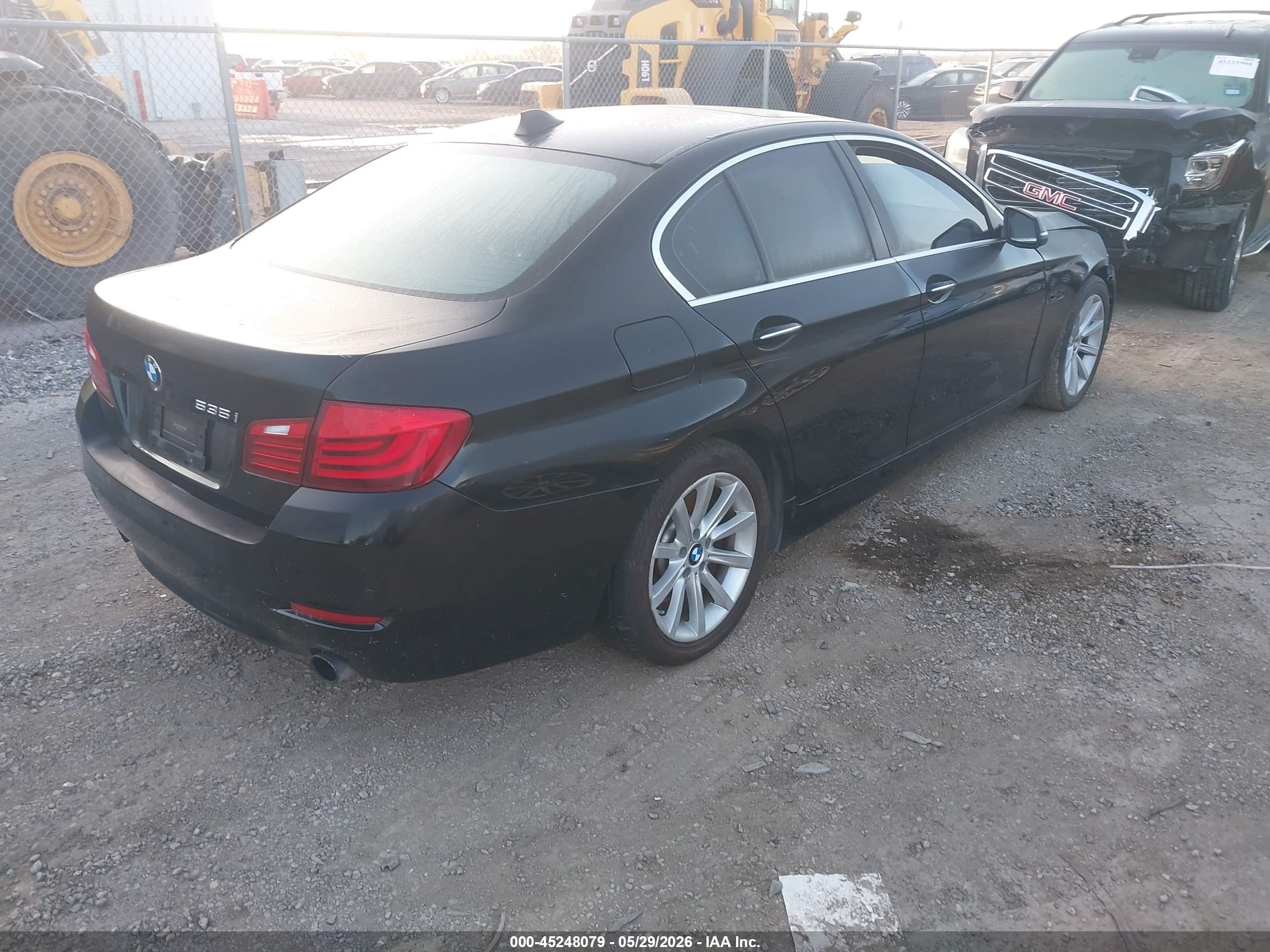 2014 Bmw 535i   Black vin: WBA5B1C5XED478095