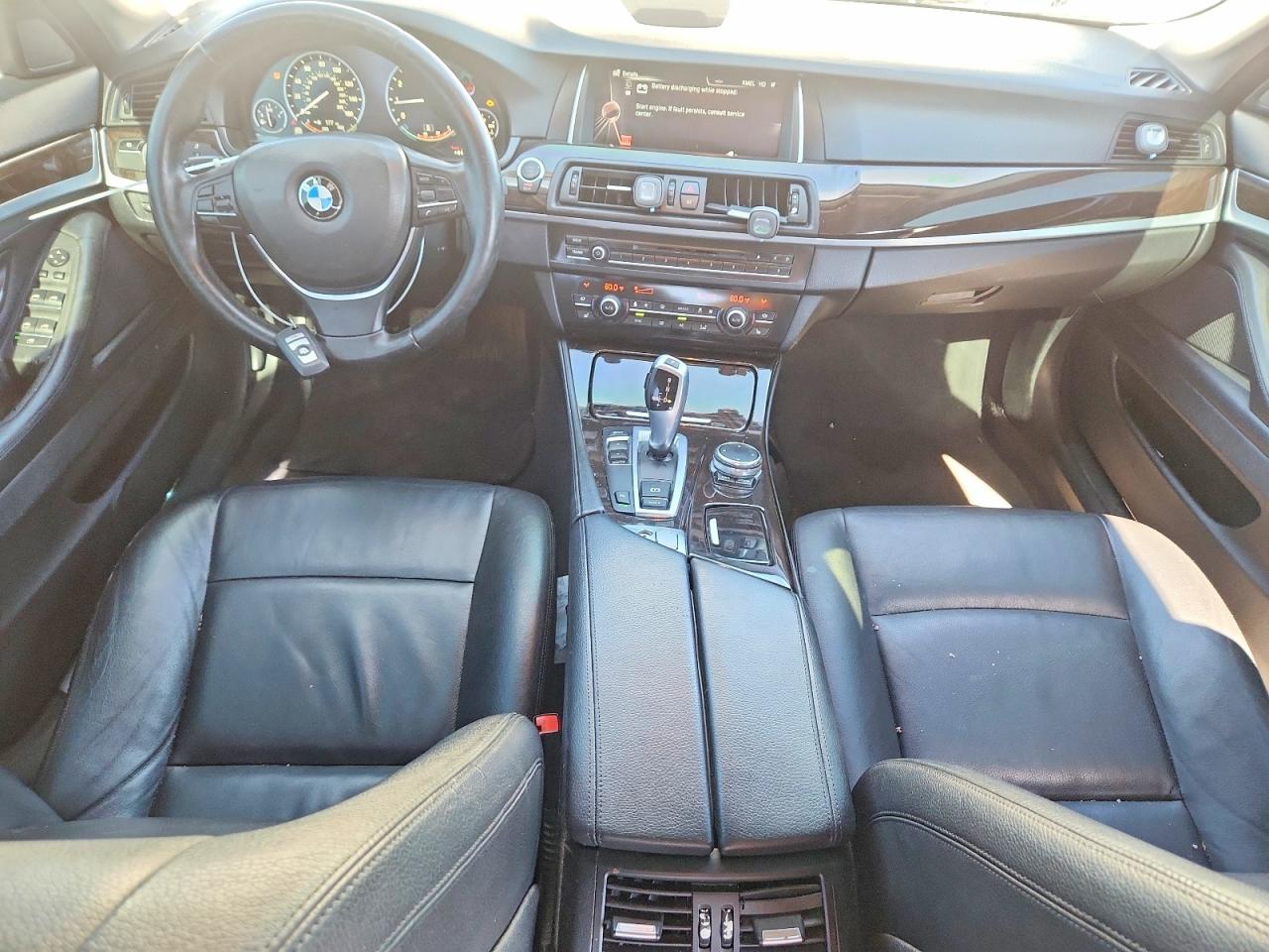 2015 Bmw 535 I White vin: WBA5B1C5XFD919614
