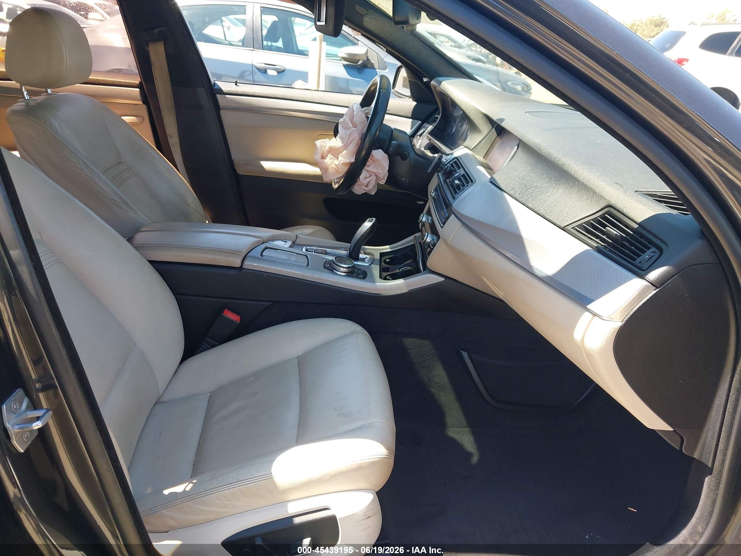 2015 Bmw 535i Black vin: WBA5B1C5XFD920732