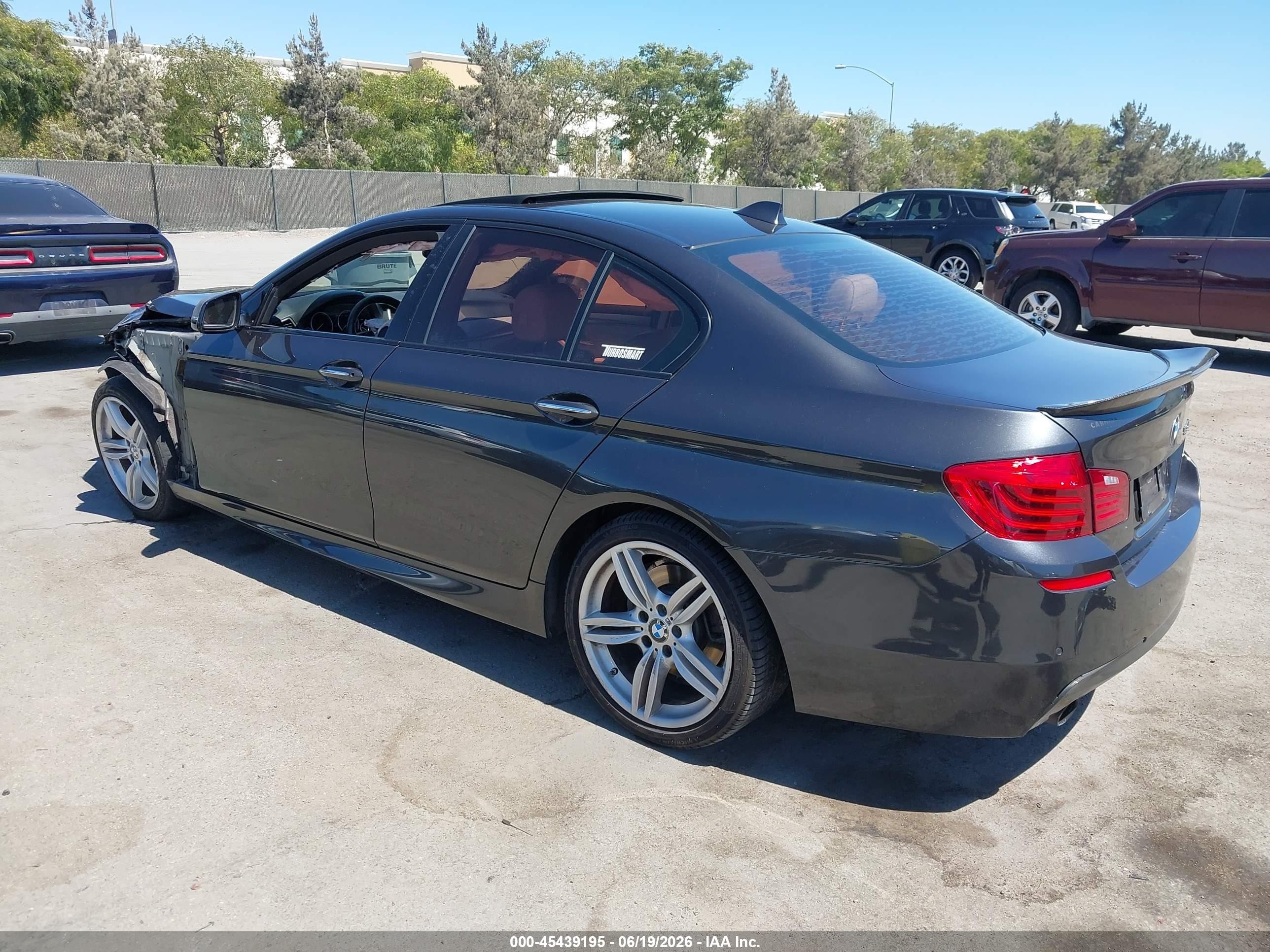 2015 Bmw 535i Black vin: WBA5B1C5XFD920732